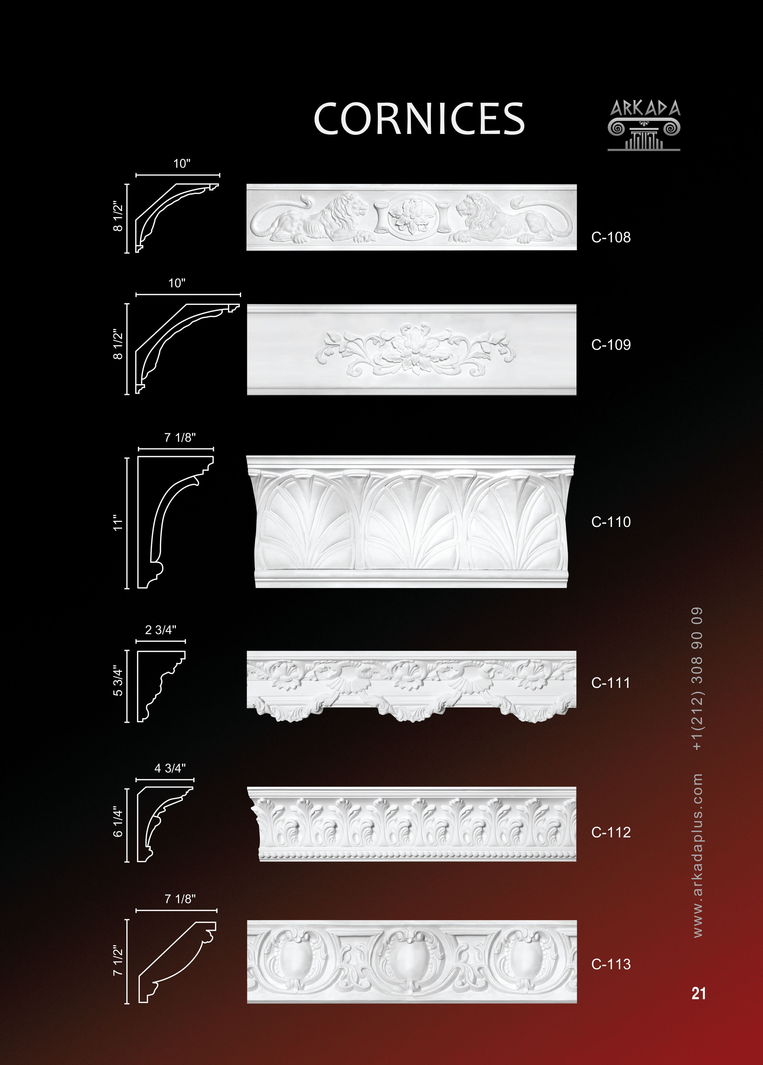 Crown Molding. Plaster molding