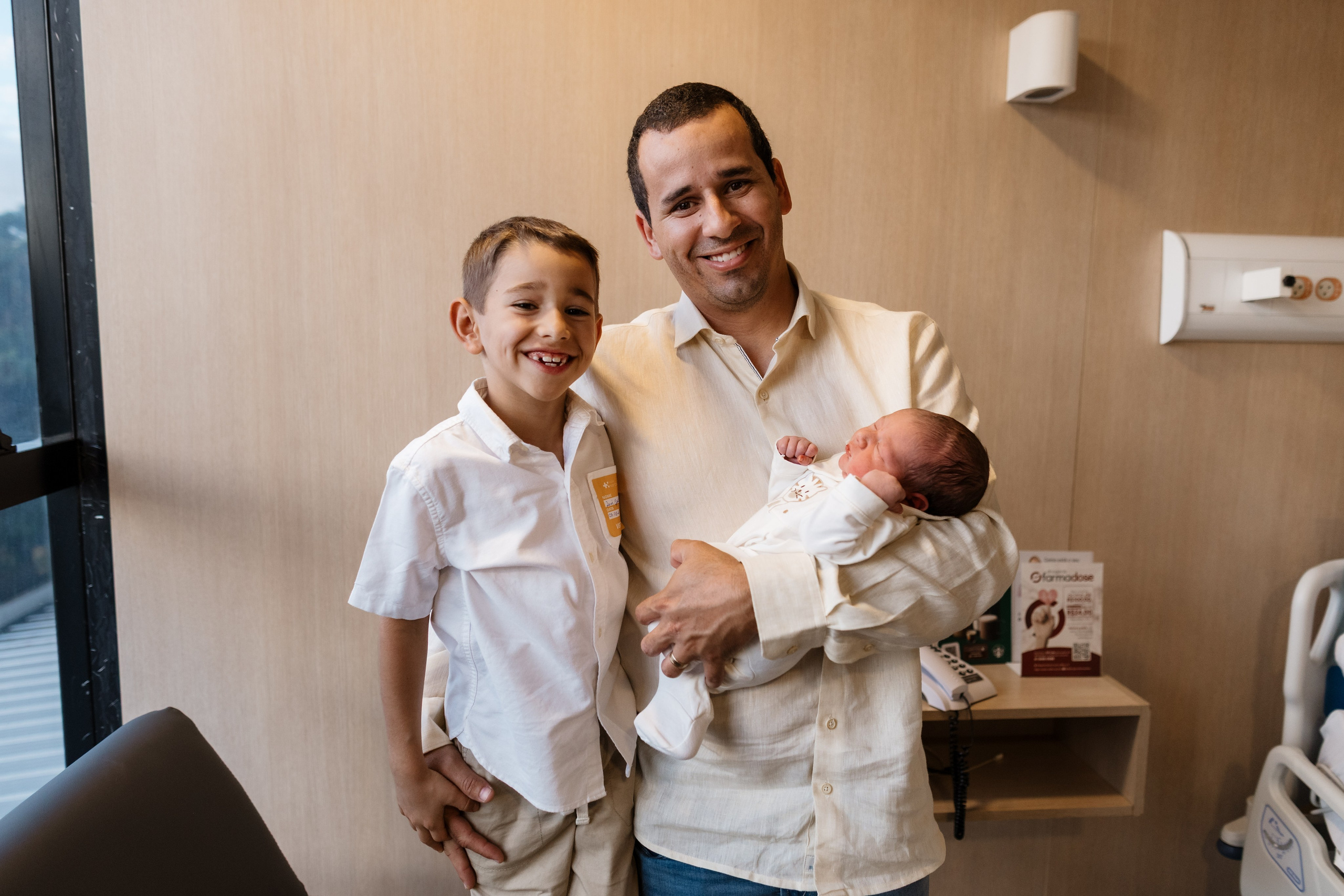 retrato pai e filhos