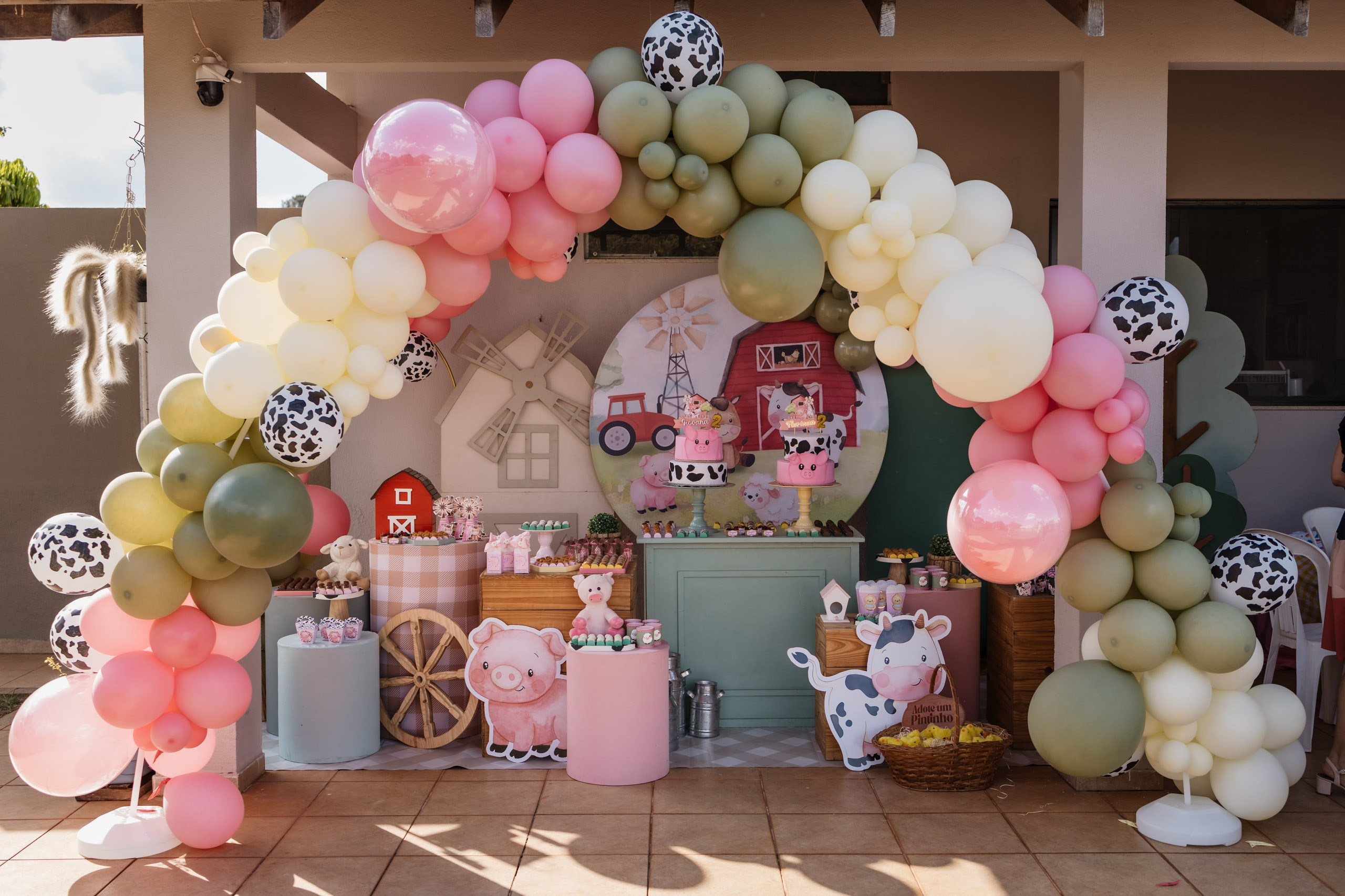 decoração de fazendinha pra festa de 2 anos