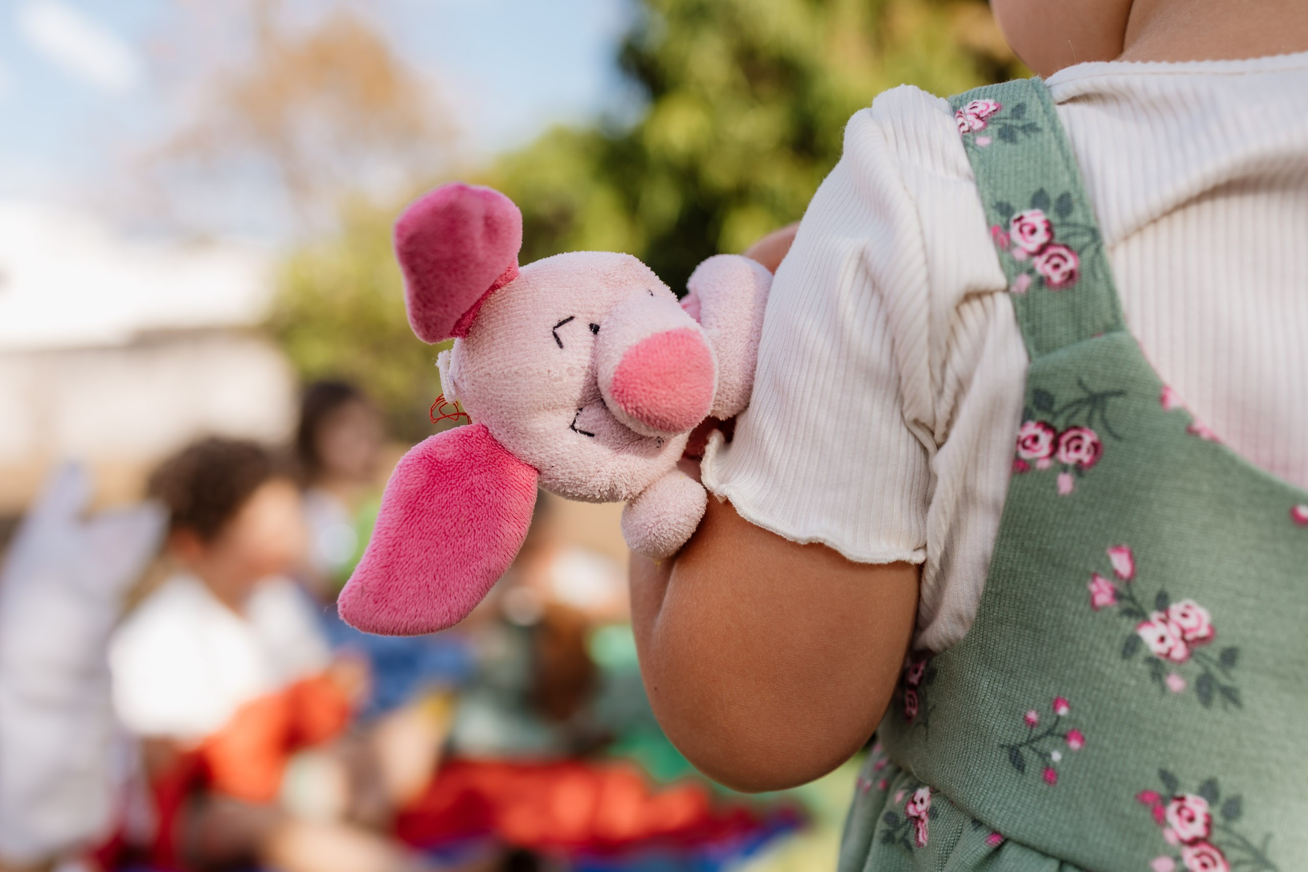 detalhe de porquinho em festa infantil