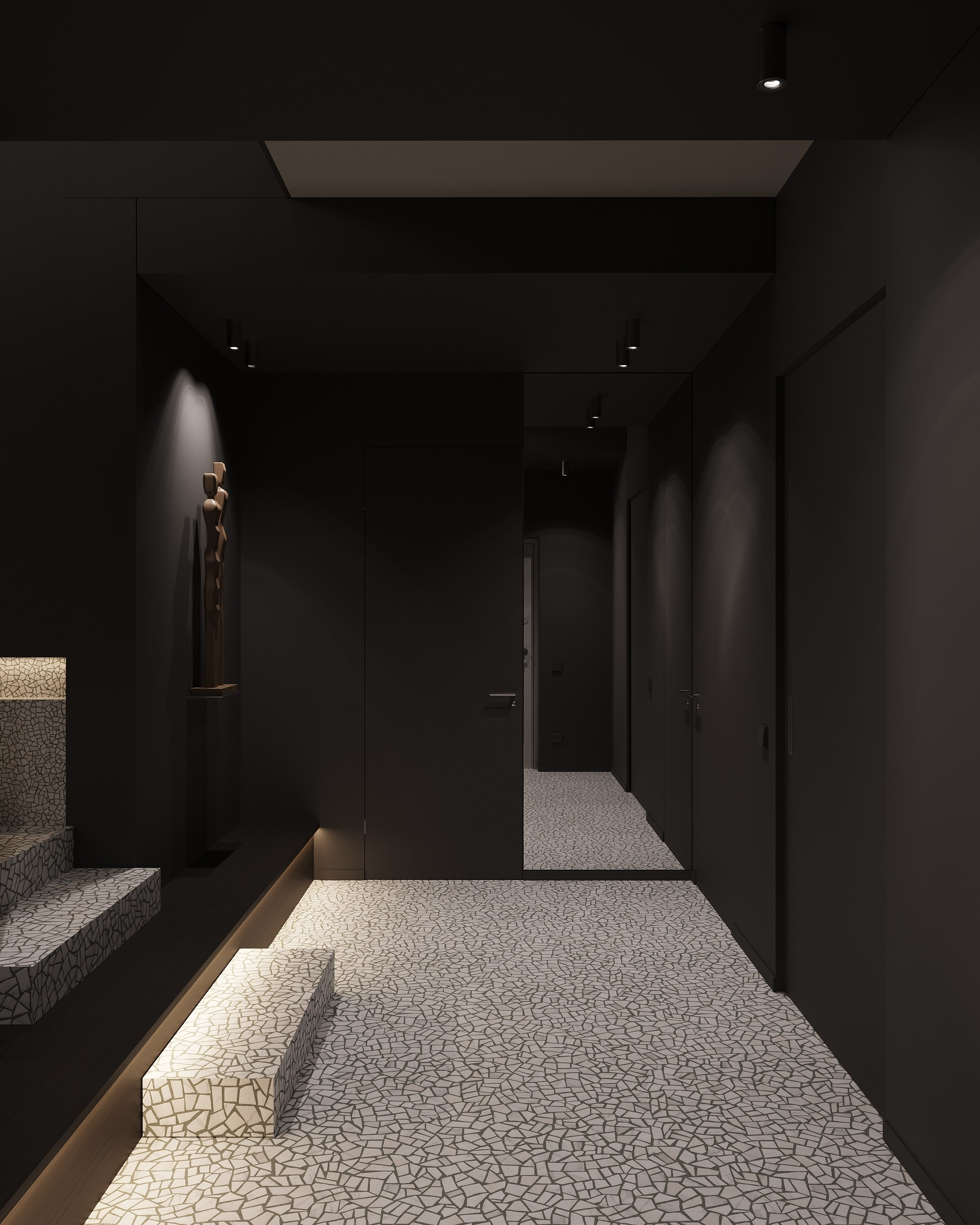 Black vs White. Simple Archs — high quality visualizations for your interior projects