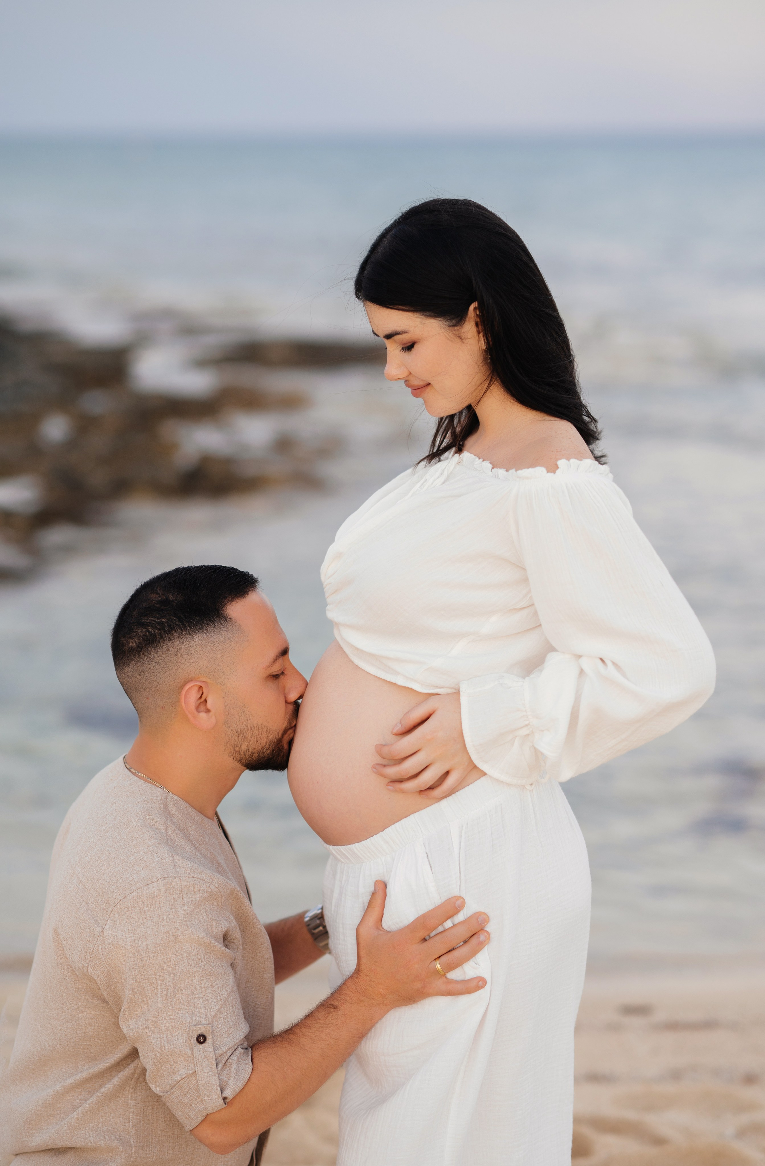 На пляже. Фотограф на Кипре