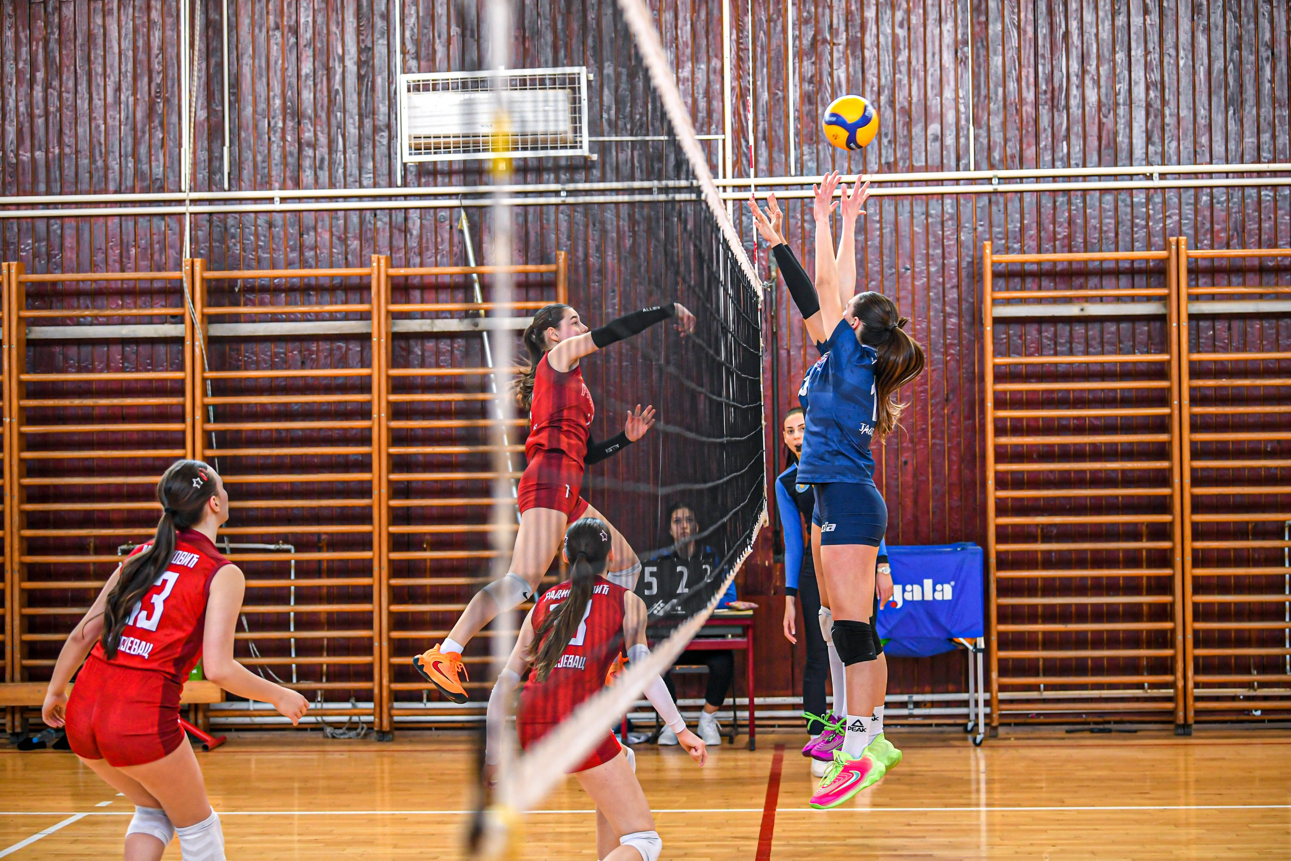 Odbojka 22.03.  Radnicki KG — BlockVolley JAG. Foto Simic Jagodina