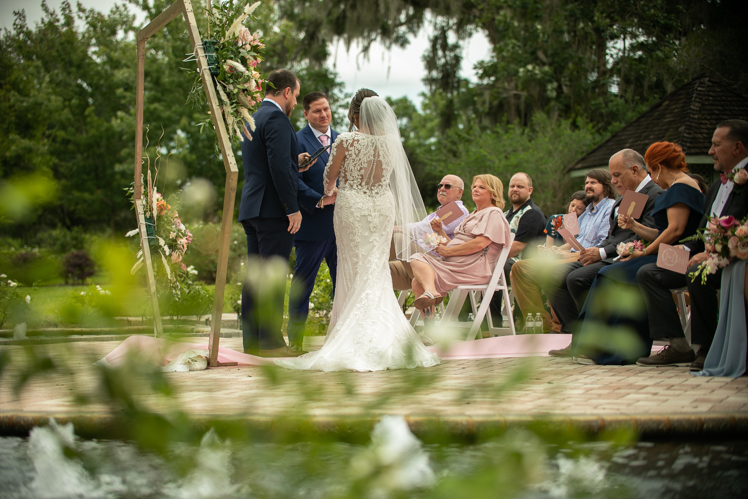 Wedding in The Lue Gardens intimate wedding photography. Lana Photography — Wedding & Family Photographer in Florida & Beyond