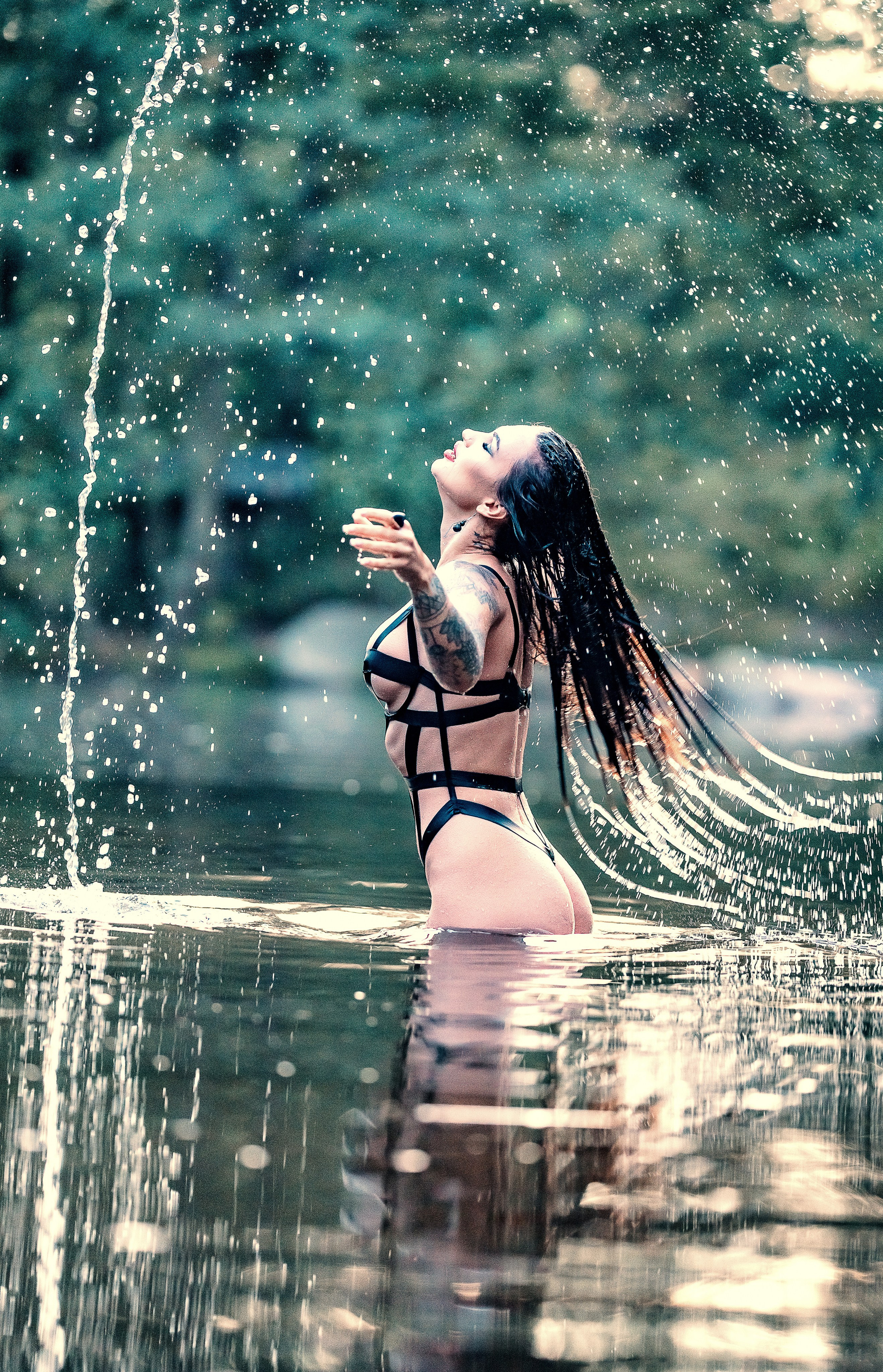 Witch at the lake. Familien, Lifestyle und Portrait Fotografin in Trier, Luxembourg