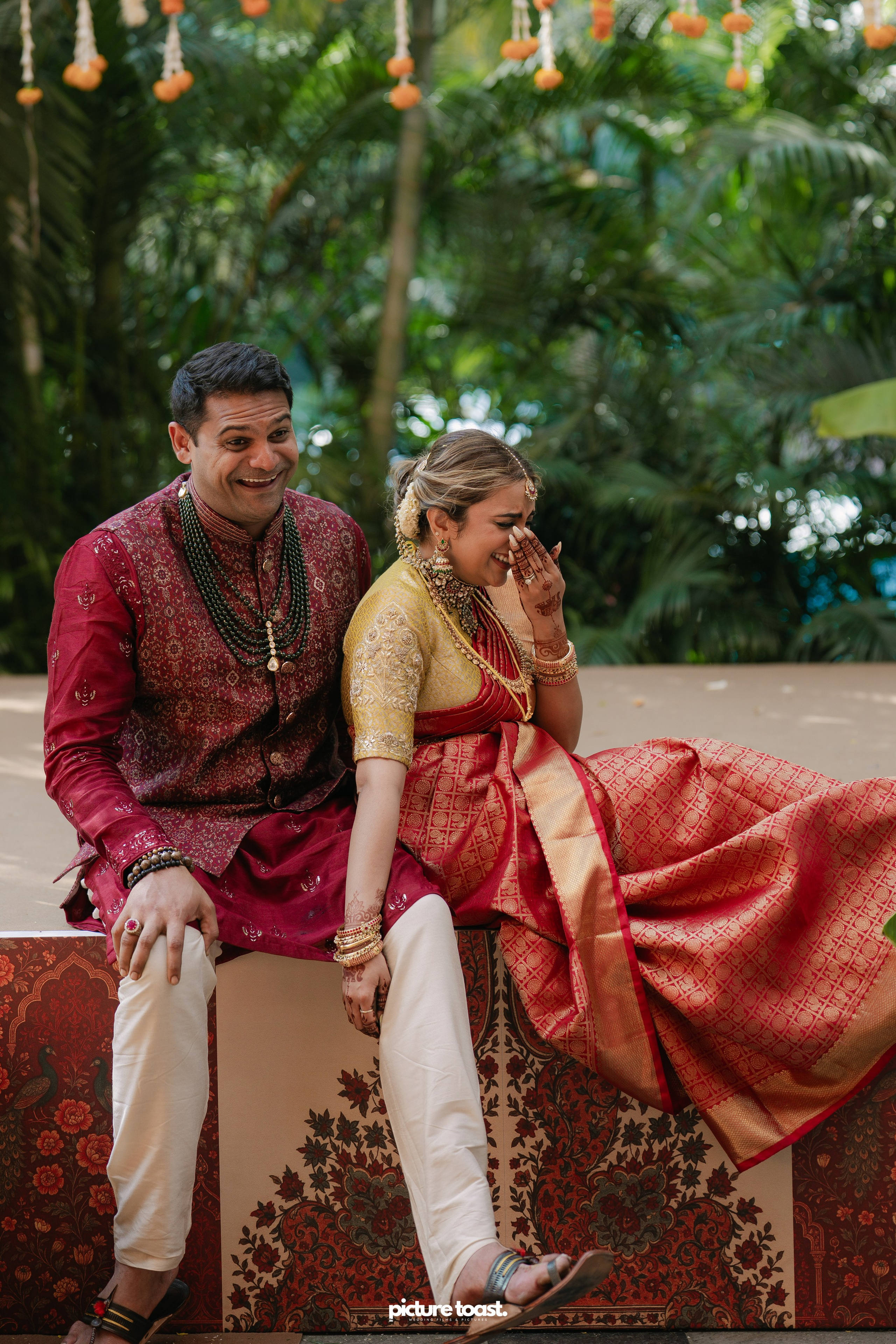 South Indian Wedding Ft. Aashna & Rajiv. Fine art Wedding Photographers in India & Canada