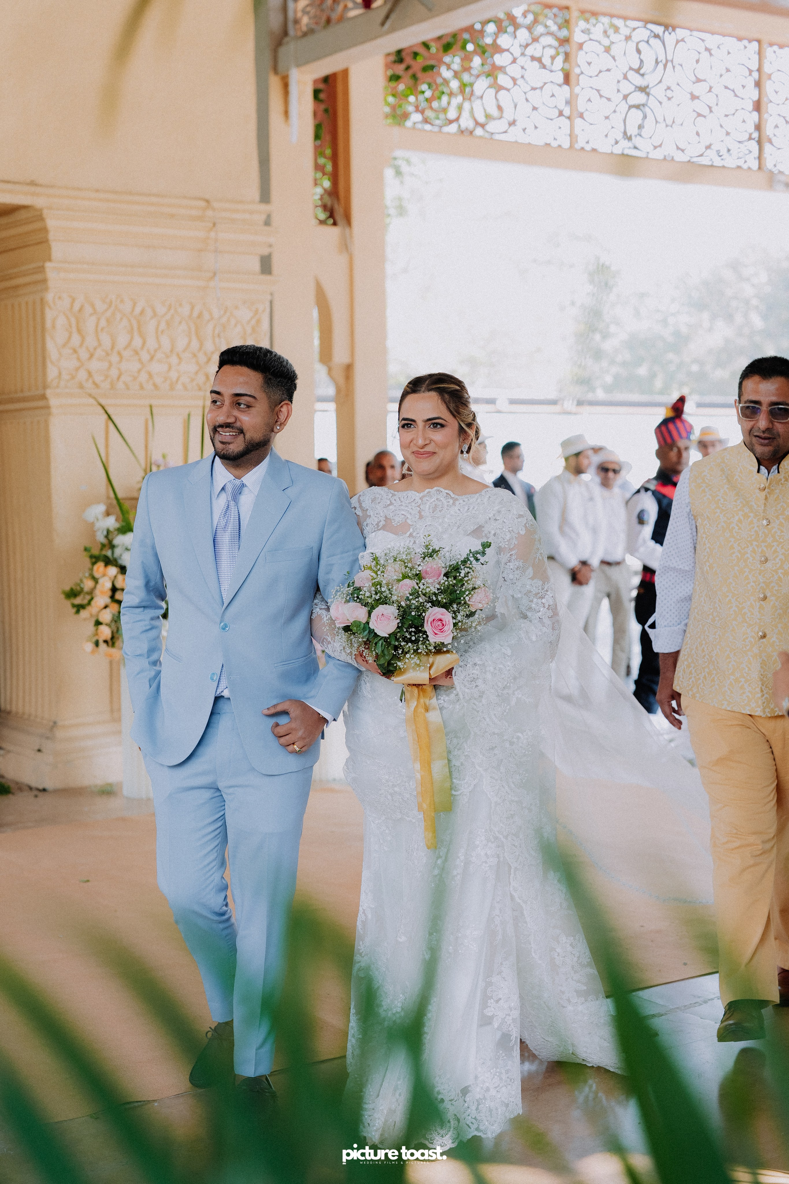 Blessing of Rajiv & Aashna. Fine art Wedding Photographers in India & Canada