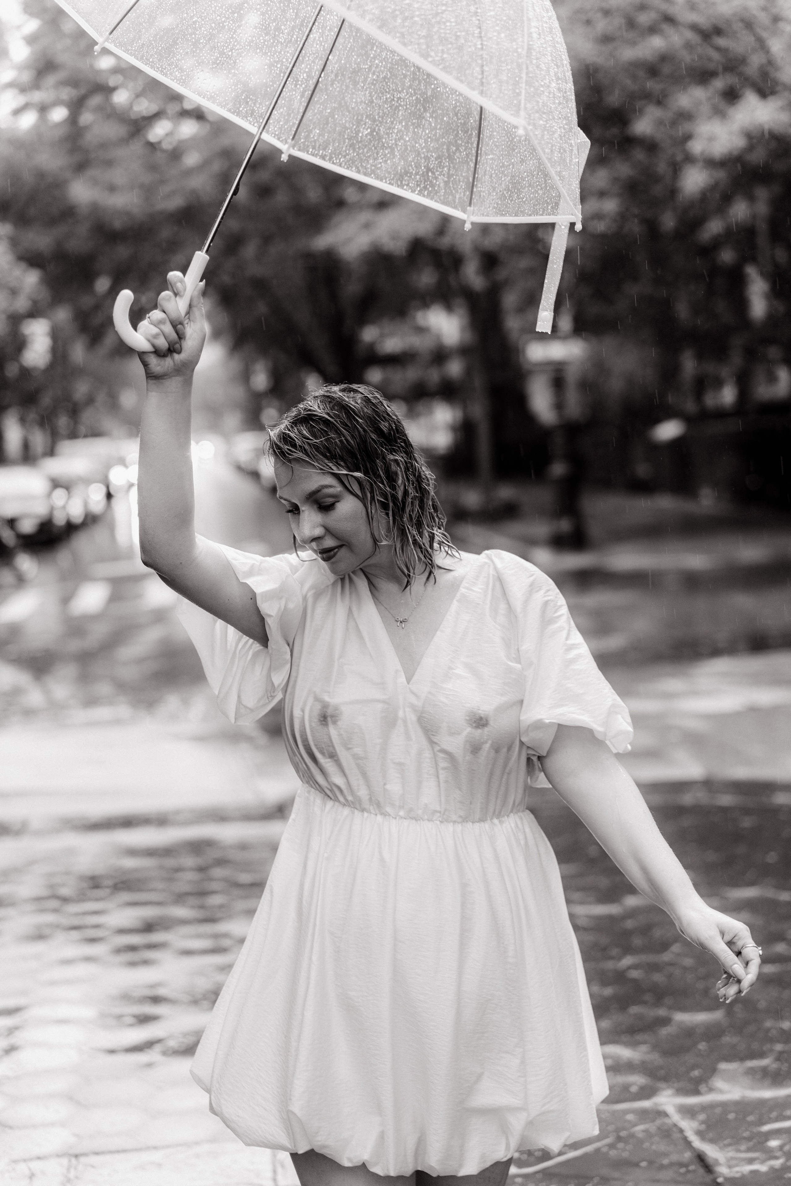 Rainy mood in New York. M Atelier | Art Portraits