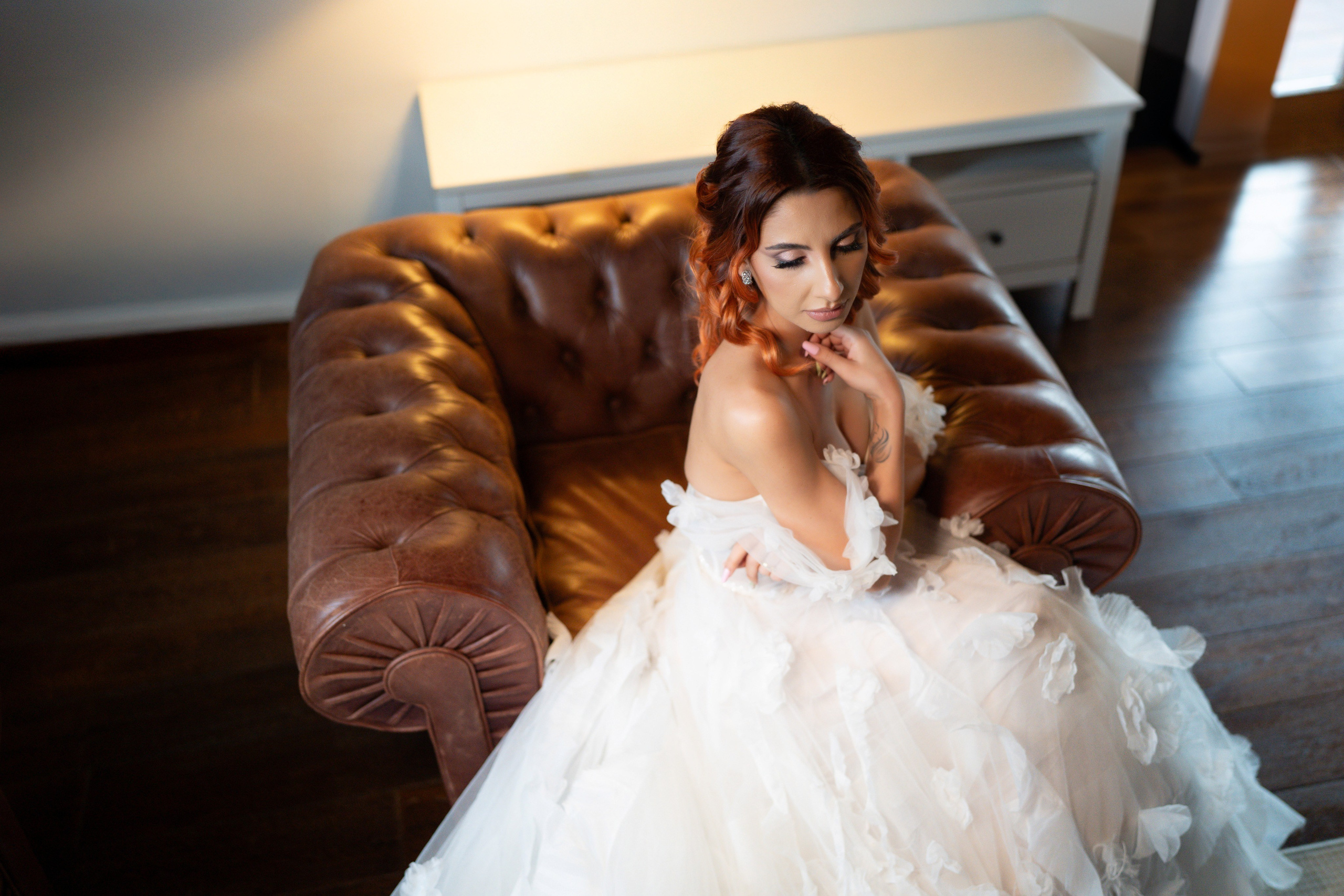 Fotografii artistice cu mireasa in ziua nuntii