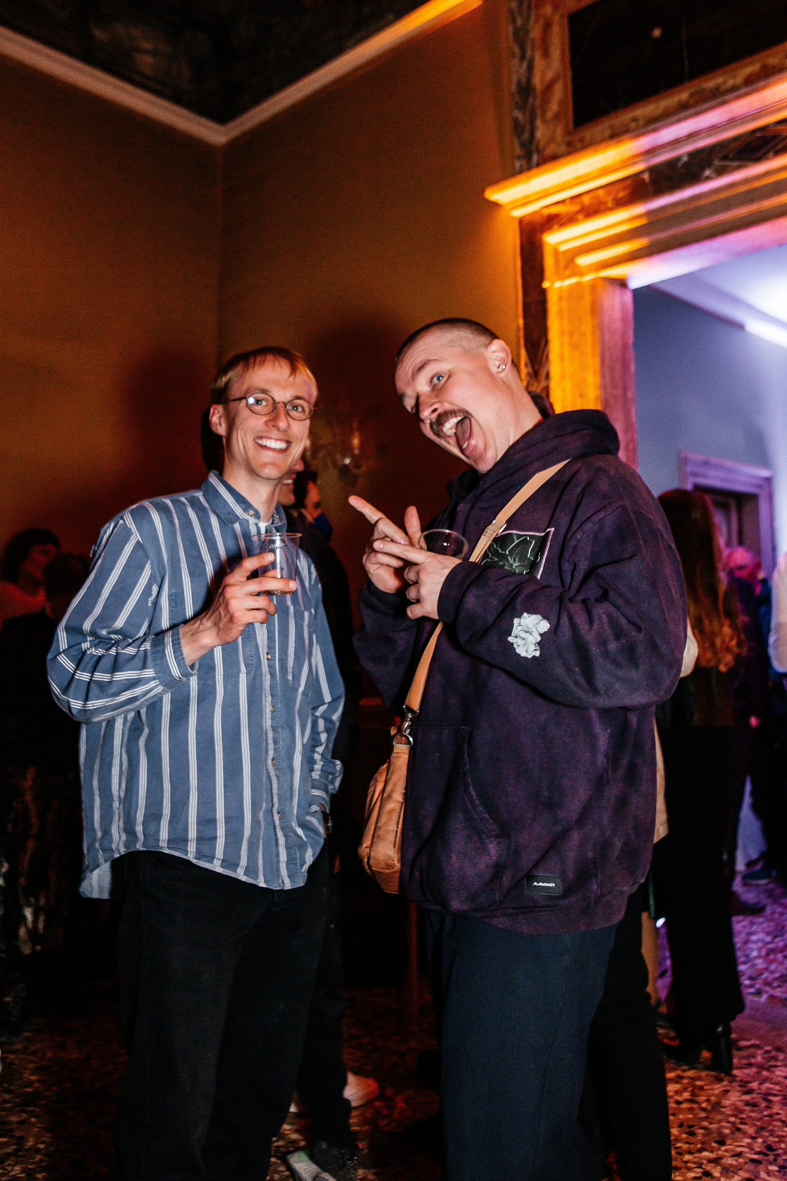 The wonderful party in the ancient palazzo of Venice