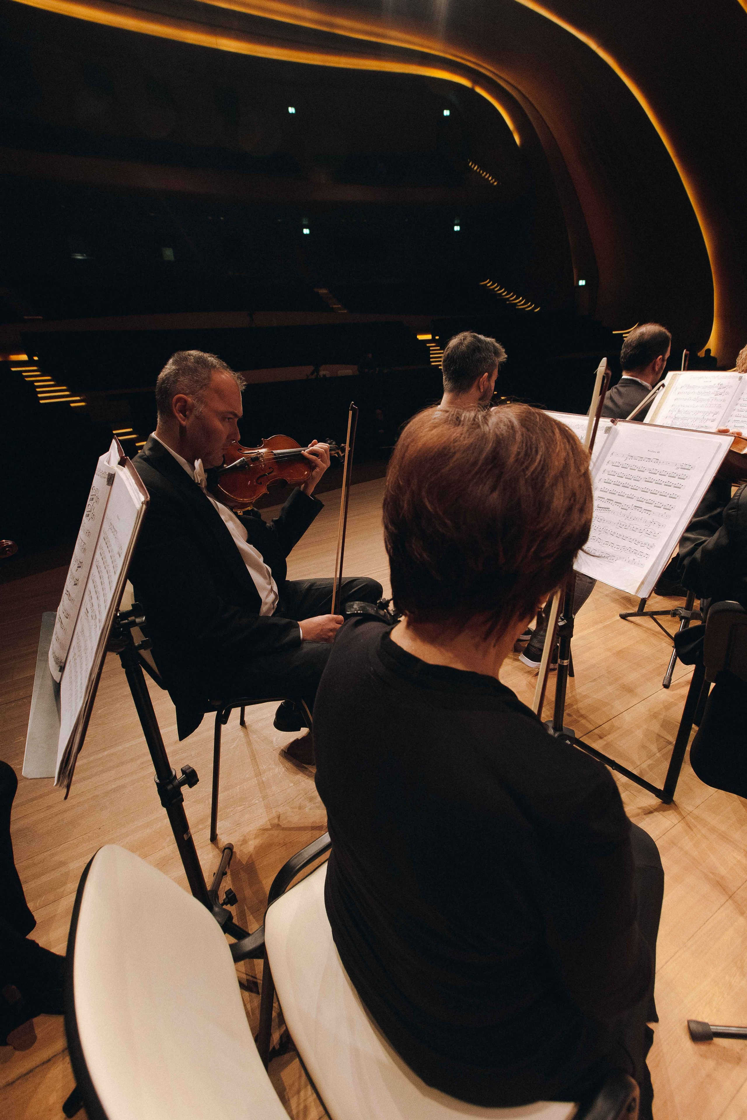 The Tchaikovsky Academic Grand Symphony Orchestra in Baku. Wedding&Event photographer Ismail Rzayev in Baku