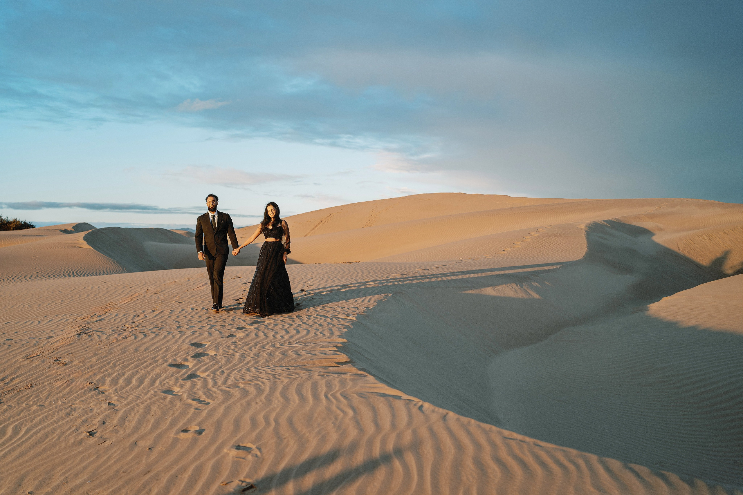 Elopement at Pismo Beach Sand Dunes, California. Wedding Photography & Videography Team in California, Los Angeles, San Francisco, San Diego and Travel