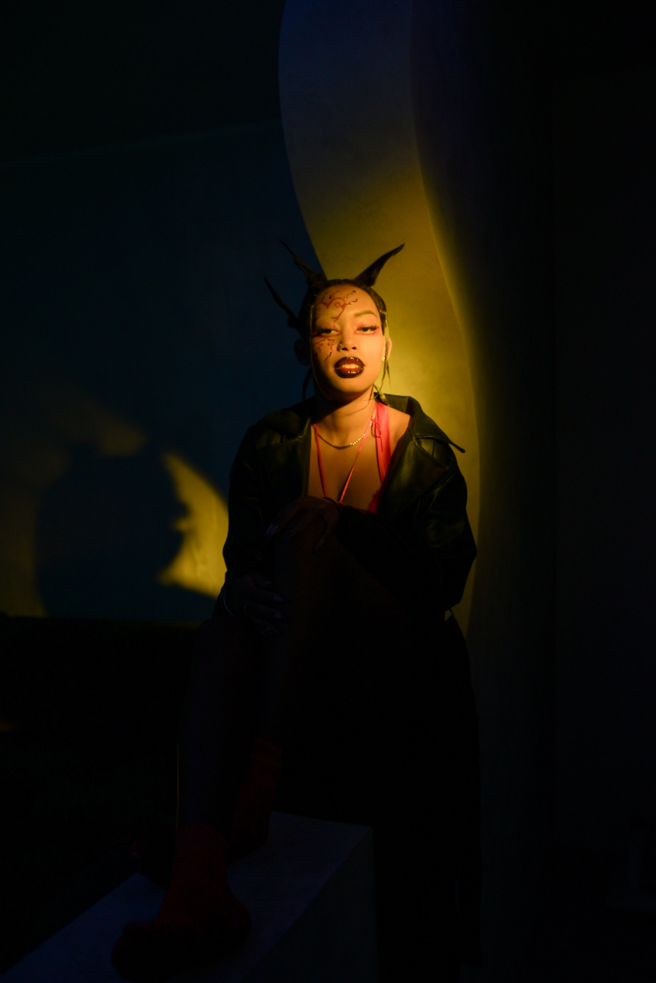 Shooting ragazza studio