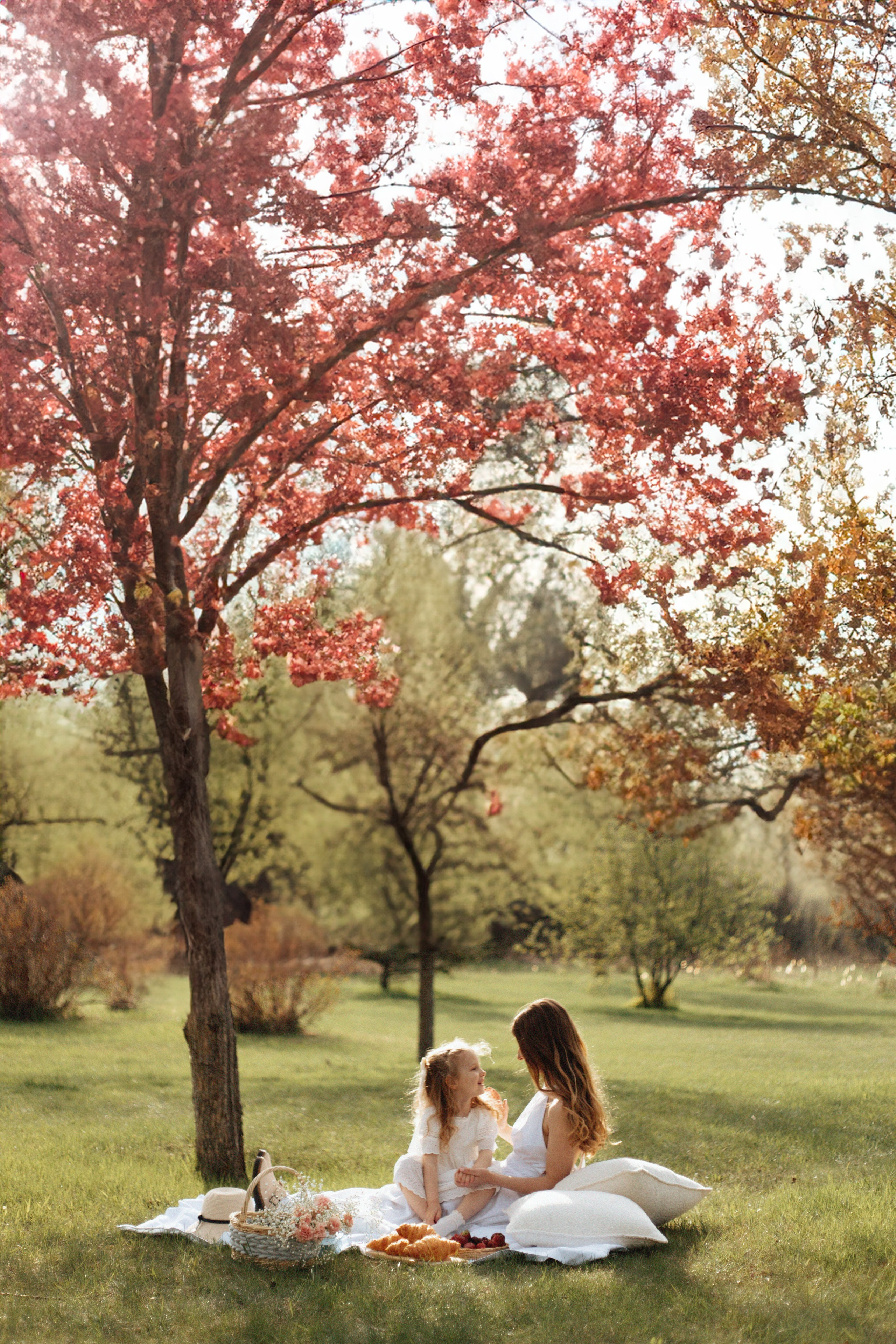 Mother & daughter story. Home