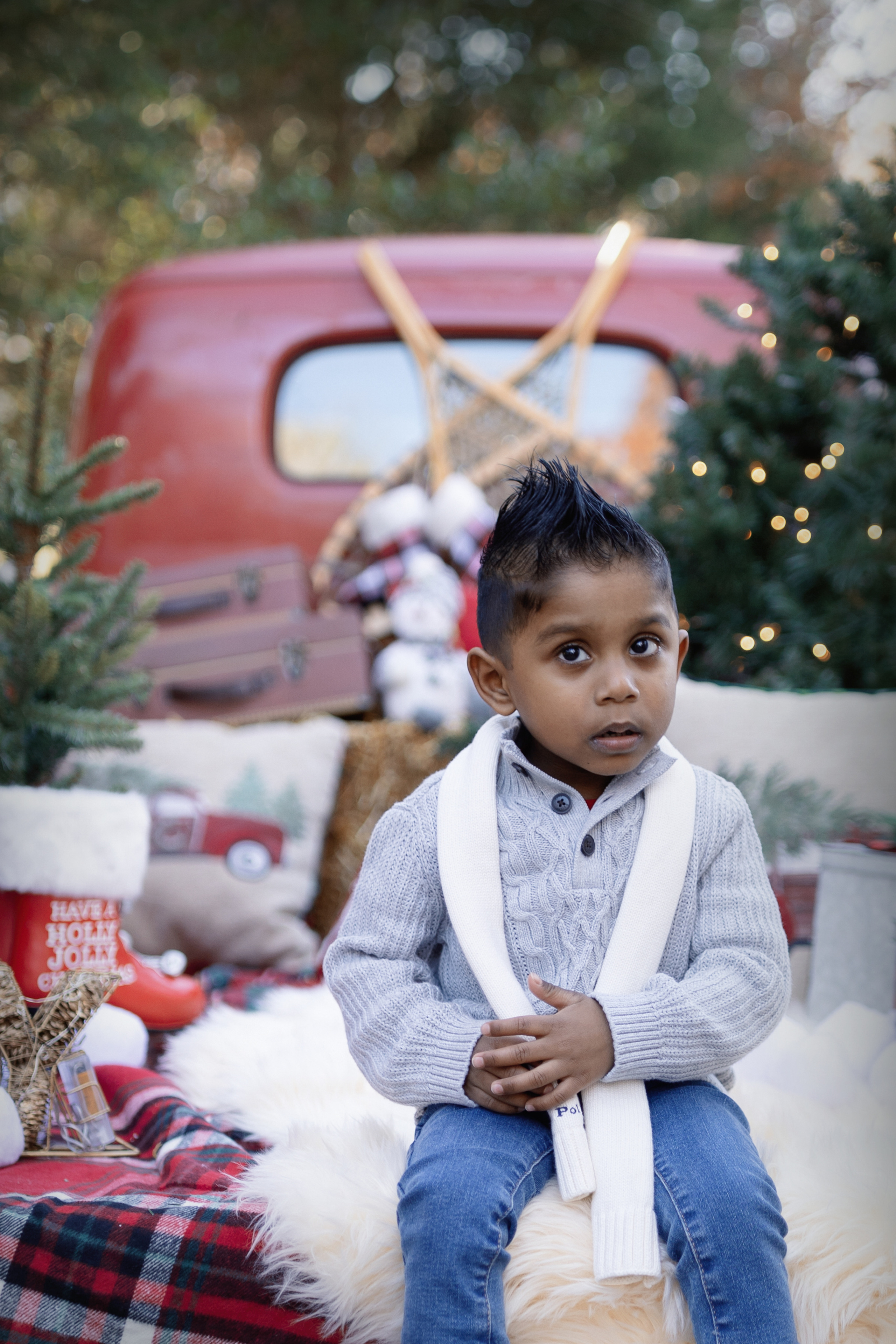 Christmas Truck. Professional photographer in NYC Kristina Bagdasaryan