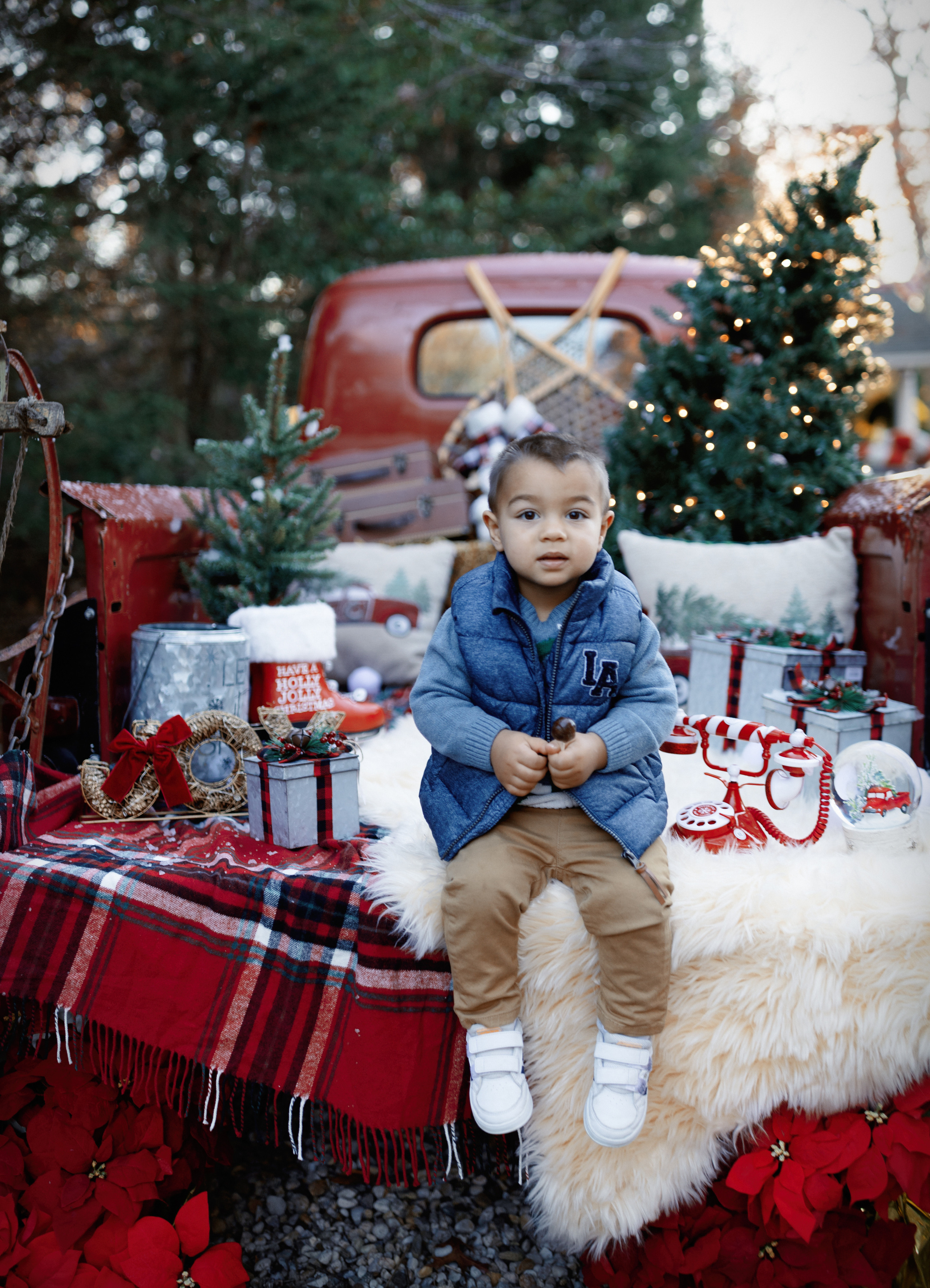 Christmas Truck. Professional photographer in NYC Kristina Bagdasaryan