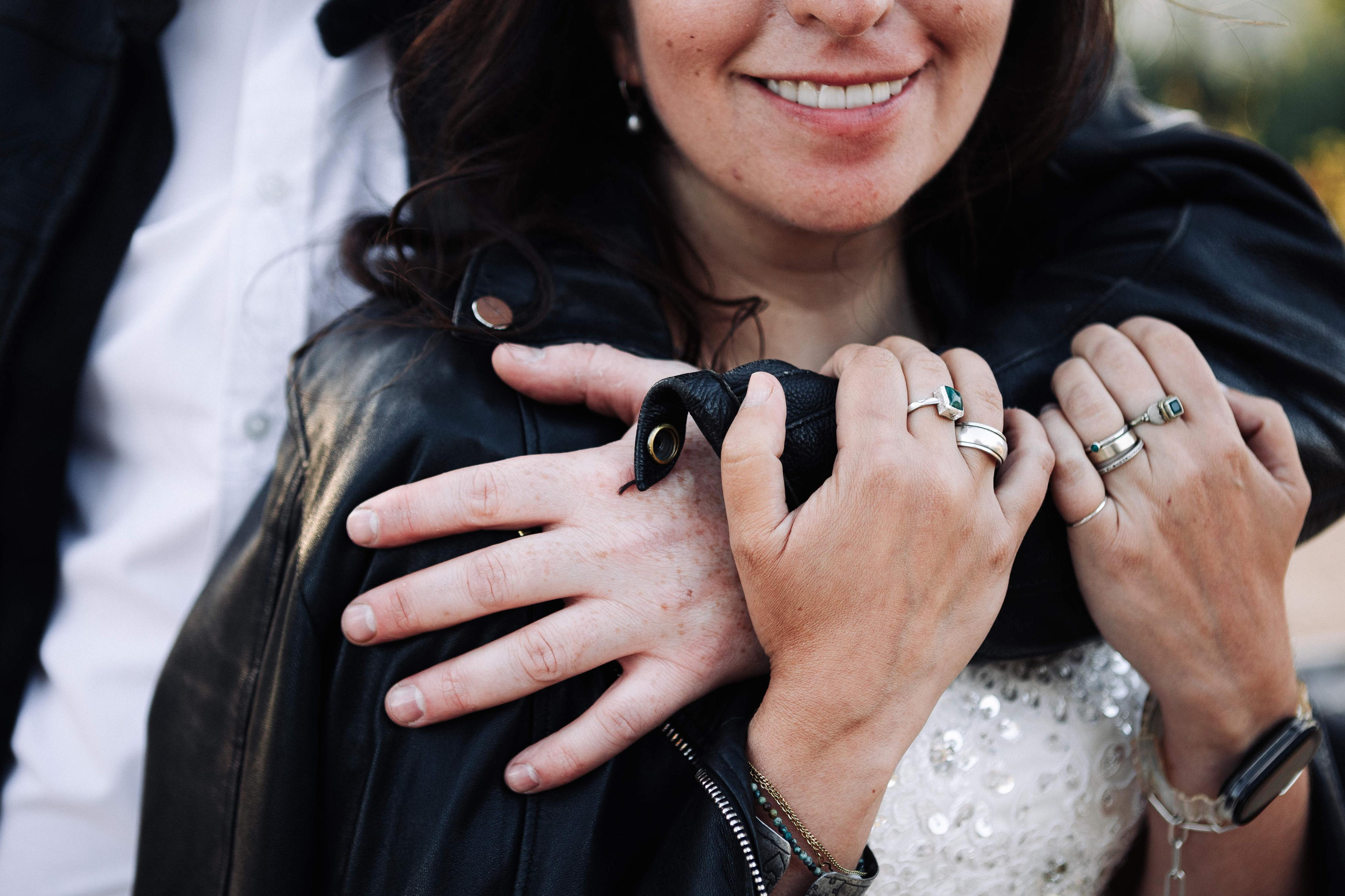 WEDDING PHOTOSHOOT WITH A MOTORCYCLE. PHOTOGRAPHER IN ISRAEL