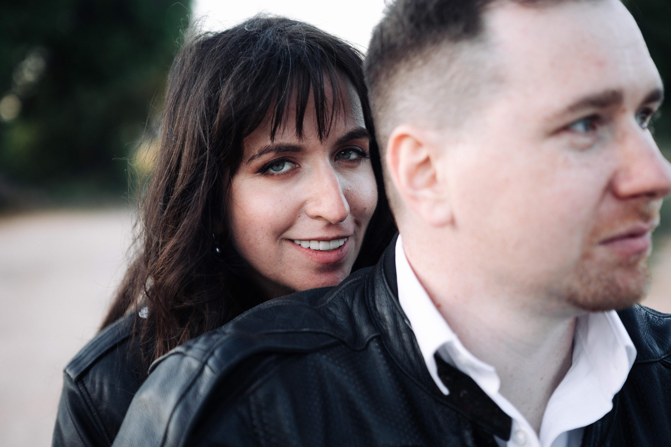 WEDDING PHOTOSHOOT WITH A MOTORCYCLE. PHOTOGRAPHER IN ISRAEL