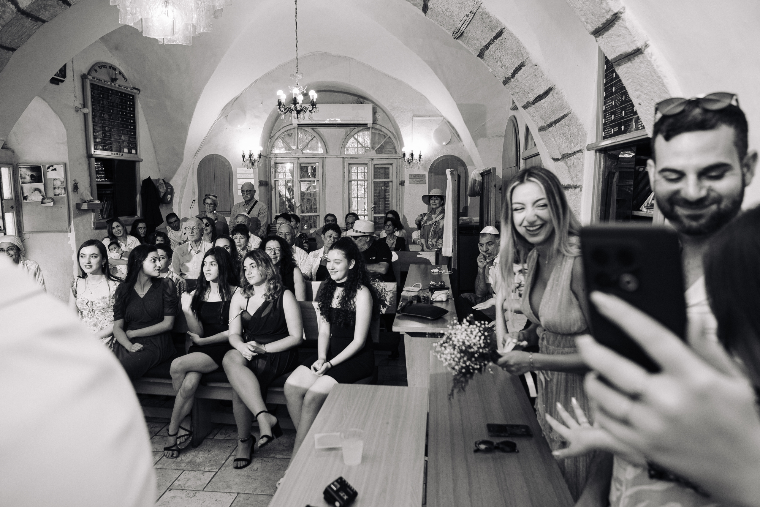 Little wedding in the old synagogue. Https://shi-photo.com/