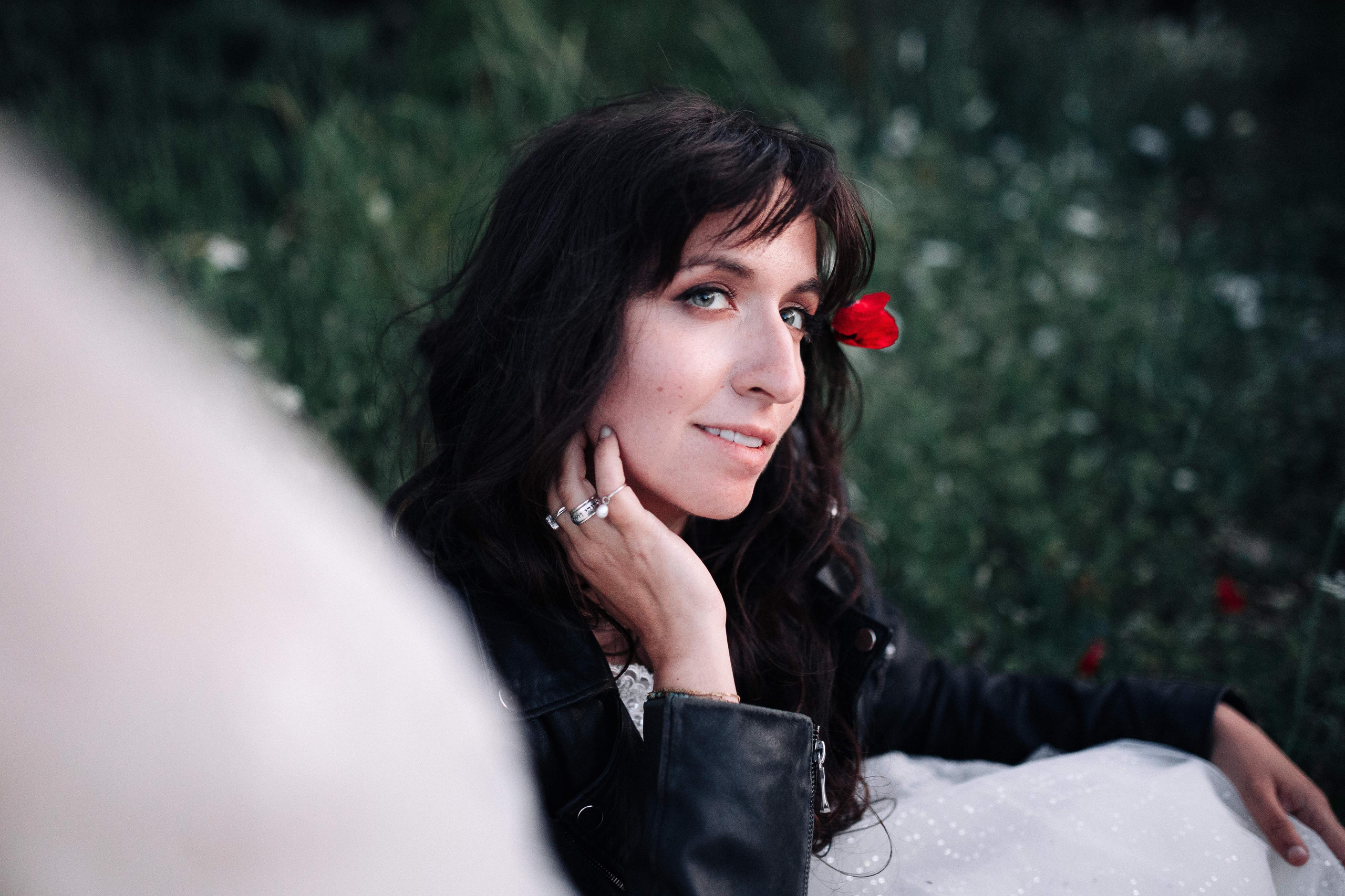 WEDDING PHOTOSHOOT WITH A MOTORCYCLE. PHOTOGRAPHER IN ISRAEL