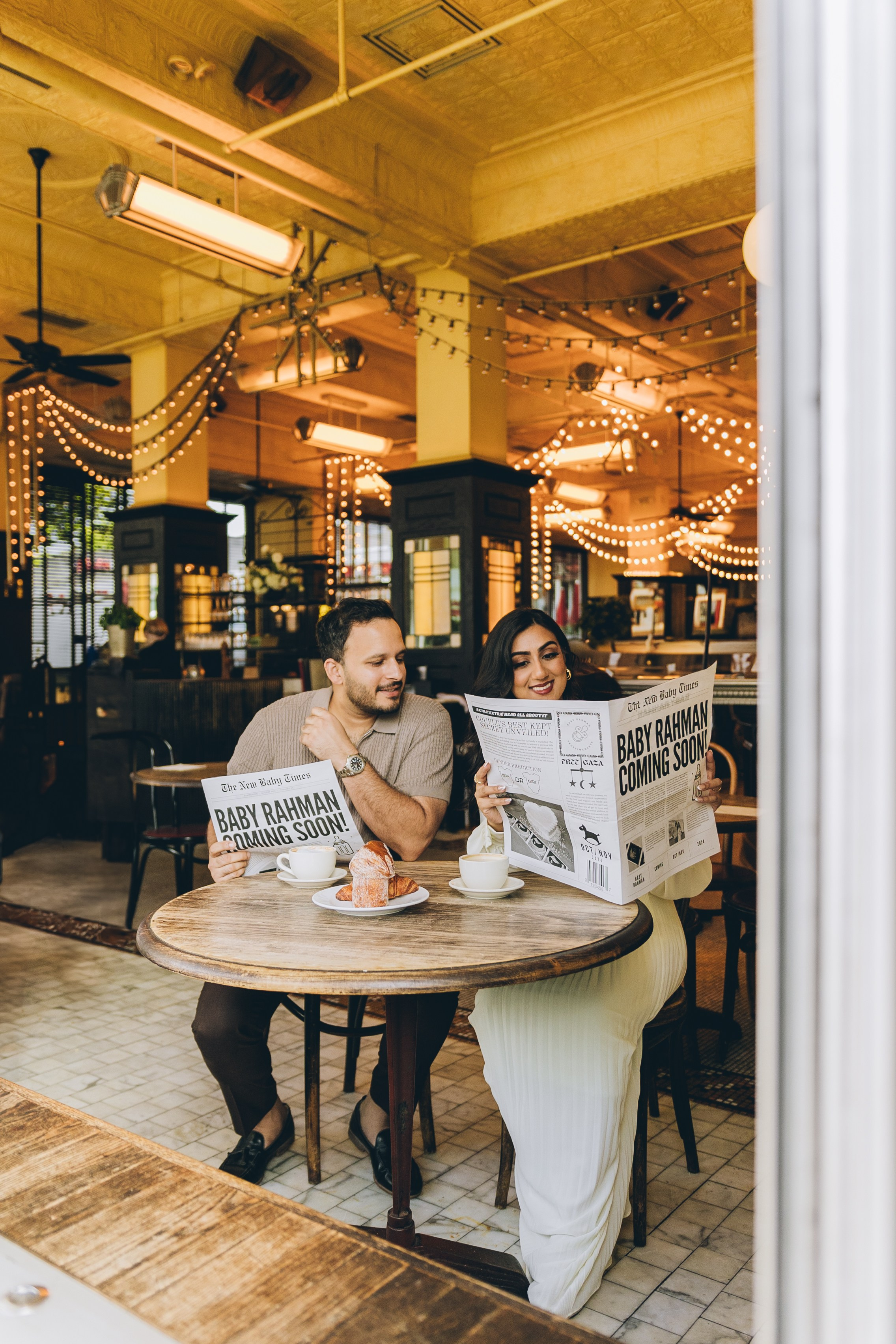 Baby Rahman Announcement. Sara Eulalia | Virginia Photographer