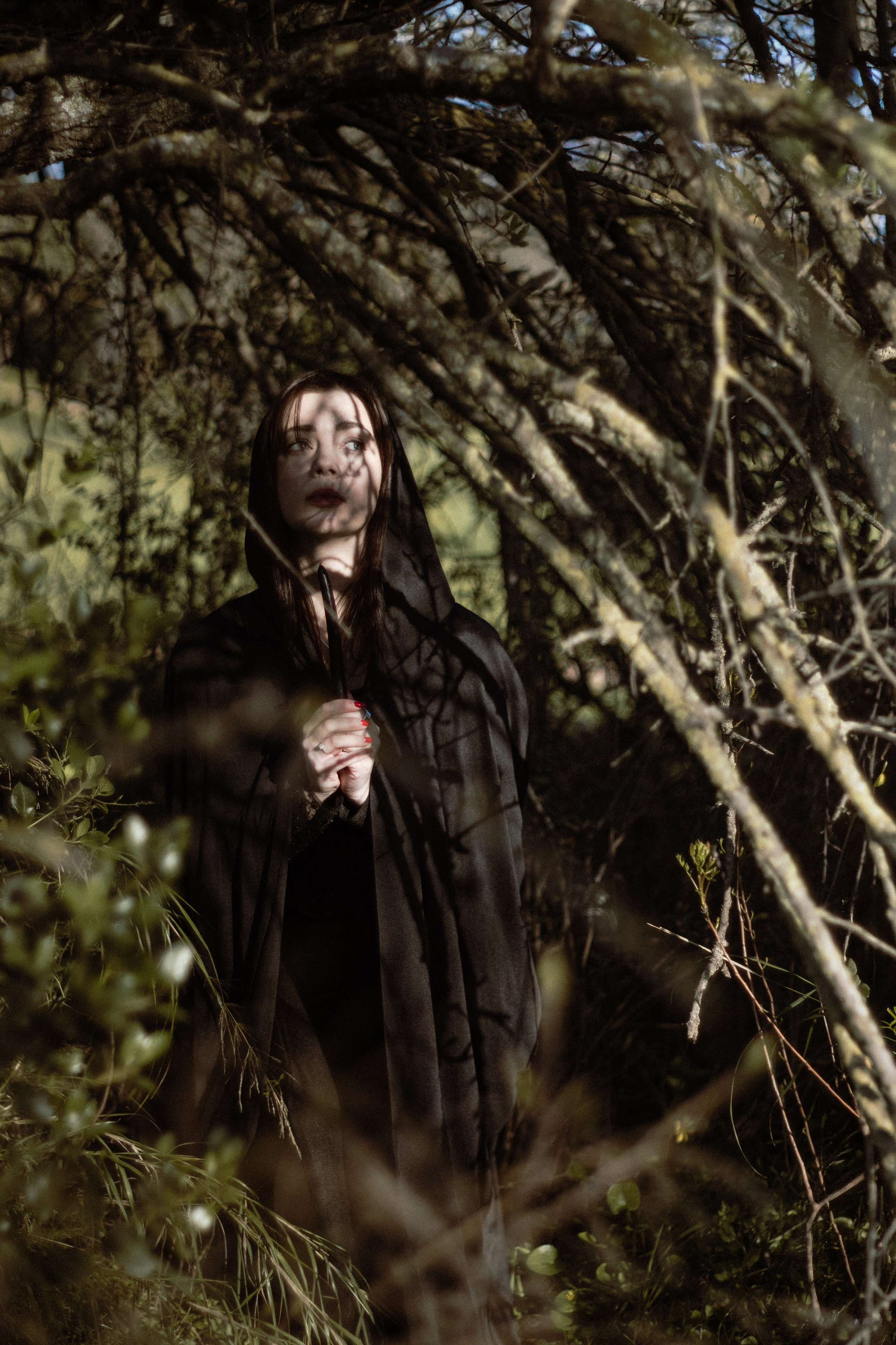 Daria in Gothic Style. Photographer in Greece Kristina