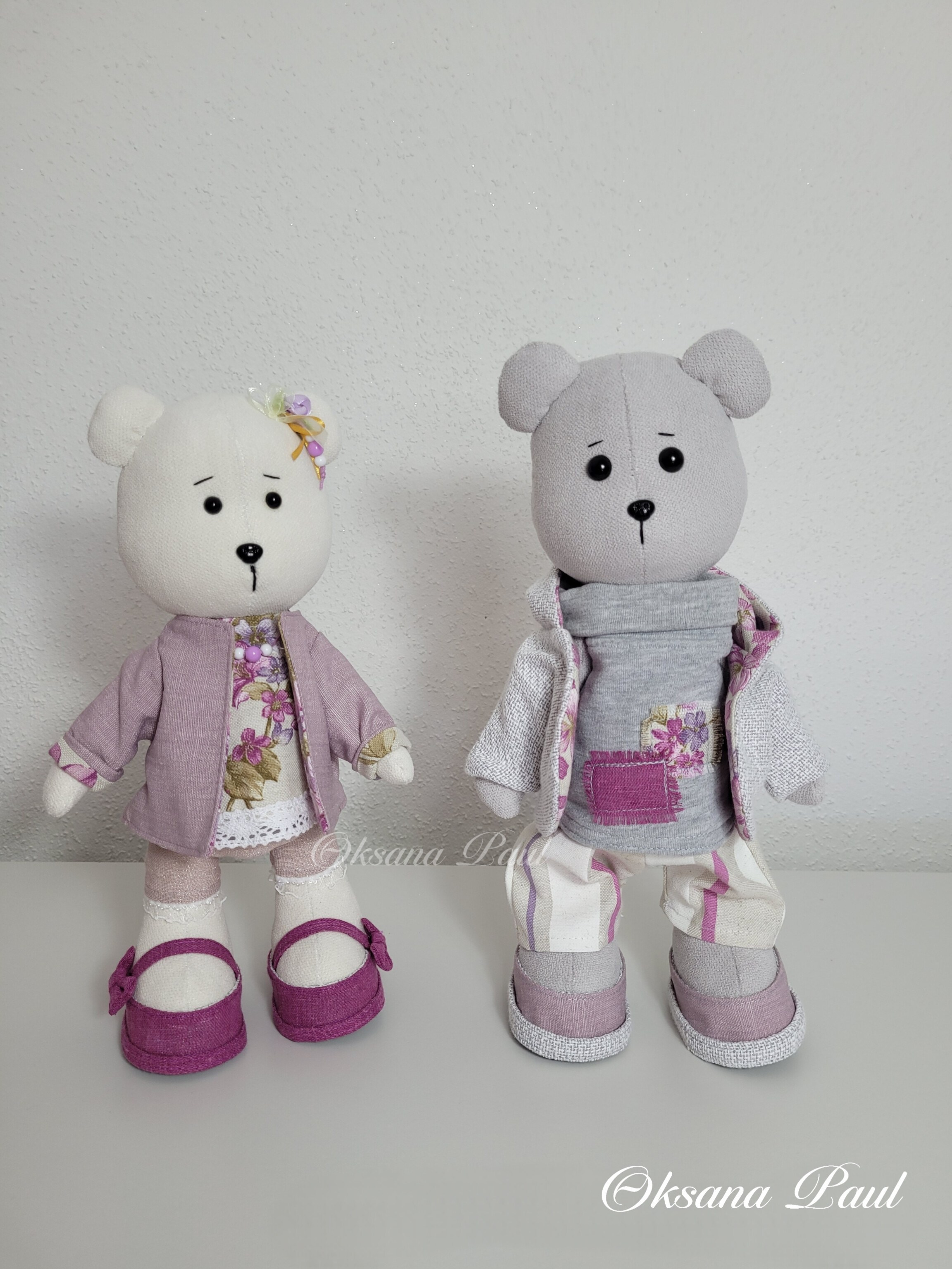 Текстильные игрушки / Stofffiguren ➤. Oksana Paul-Gardinen-Design Oksana Paul ✧ Art of Gardinen & Textile Design ✧ Polymer Clay Art & Handmade Creatures