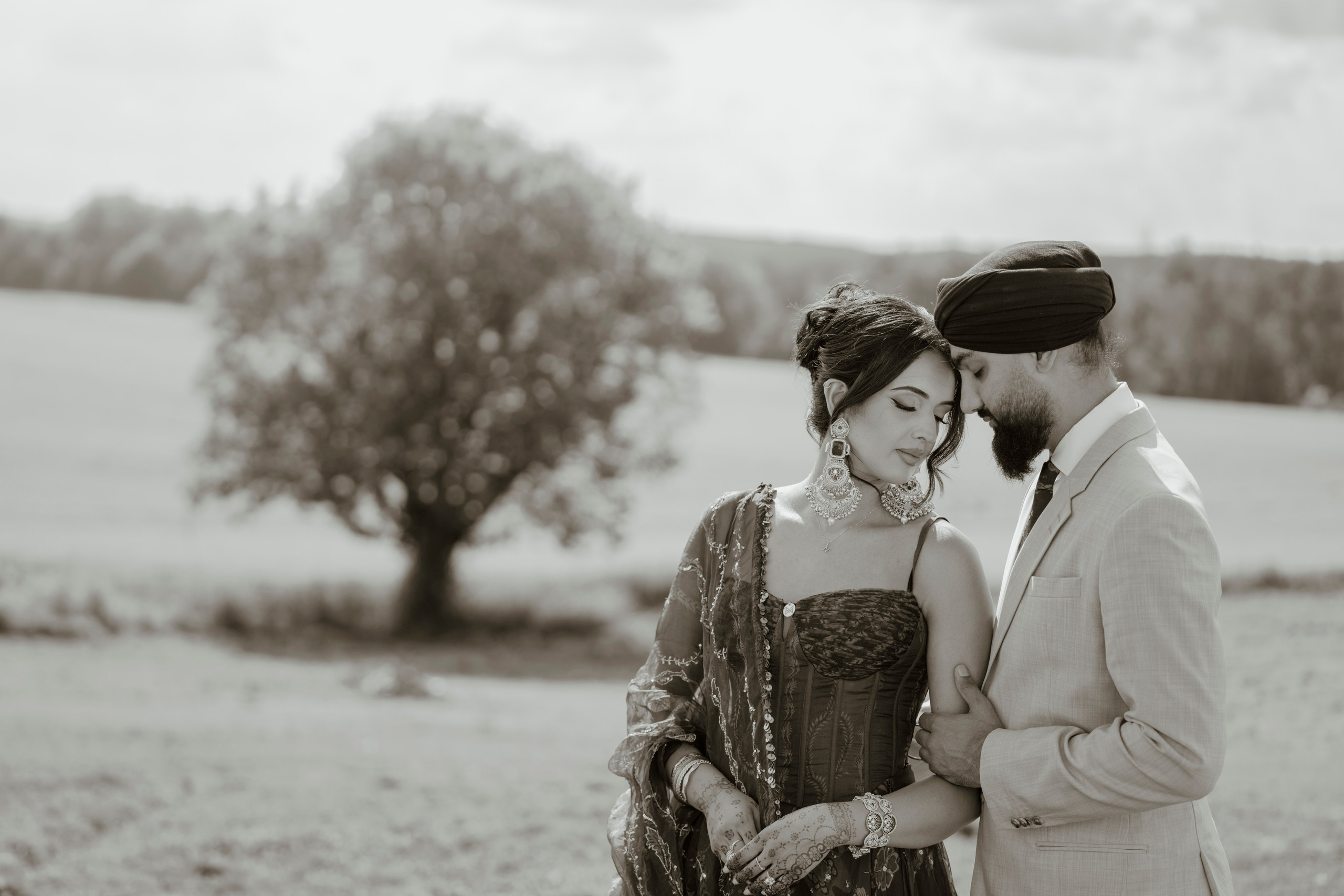 Nooreen & Jugraj. Studio Kunal Photography