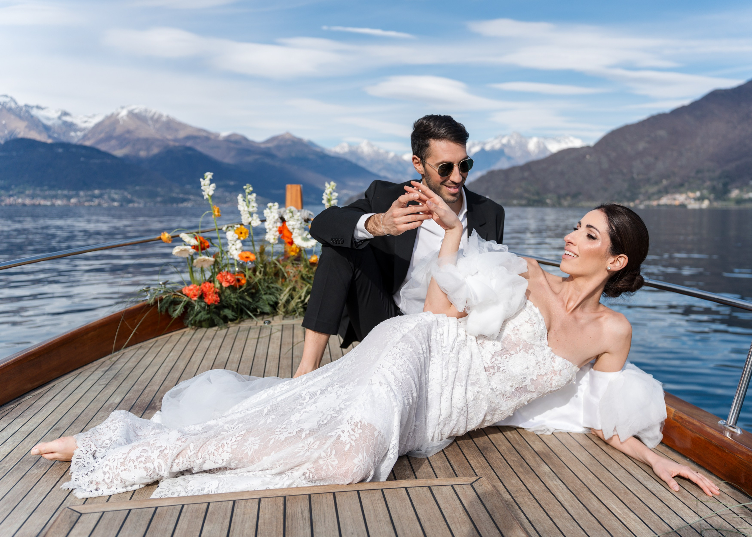 Sandra & Mario Lake Como Elopement. Proposal Photographer in Lake Como