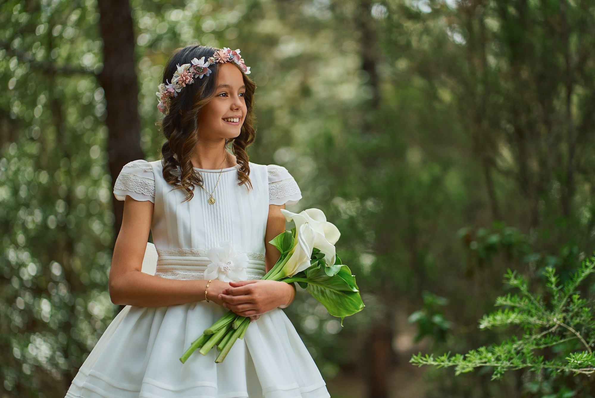 Fotógrafos de Comunión en Tenerife | Sesiones en Exterior con Luz Natural. Pasos de Sal | Fotógrafos de familia, embarazo y bebés en Tenerife
