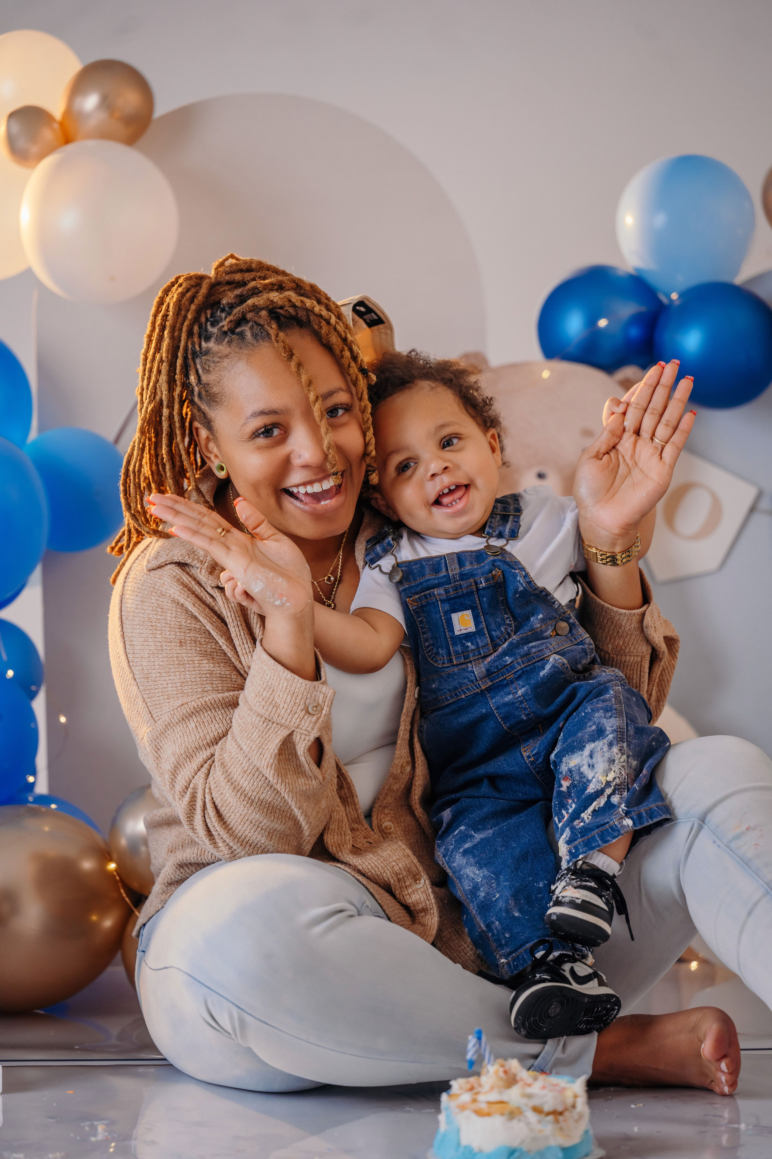 Happy Baby. Wedding, maternity and family photographer in Charlotte Tasha Minn