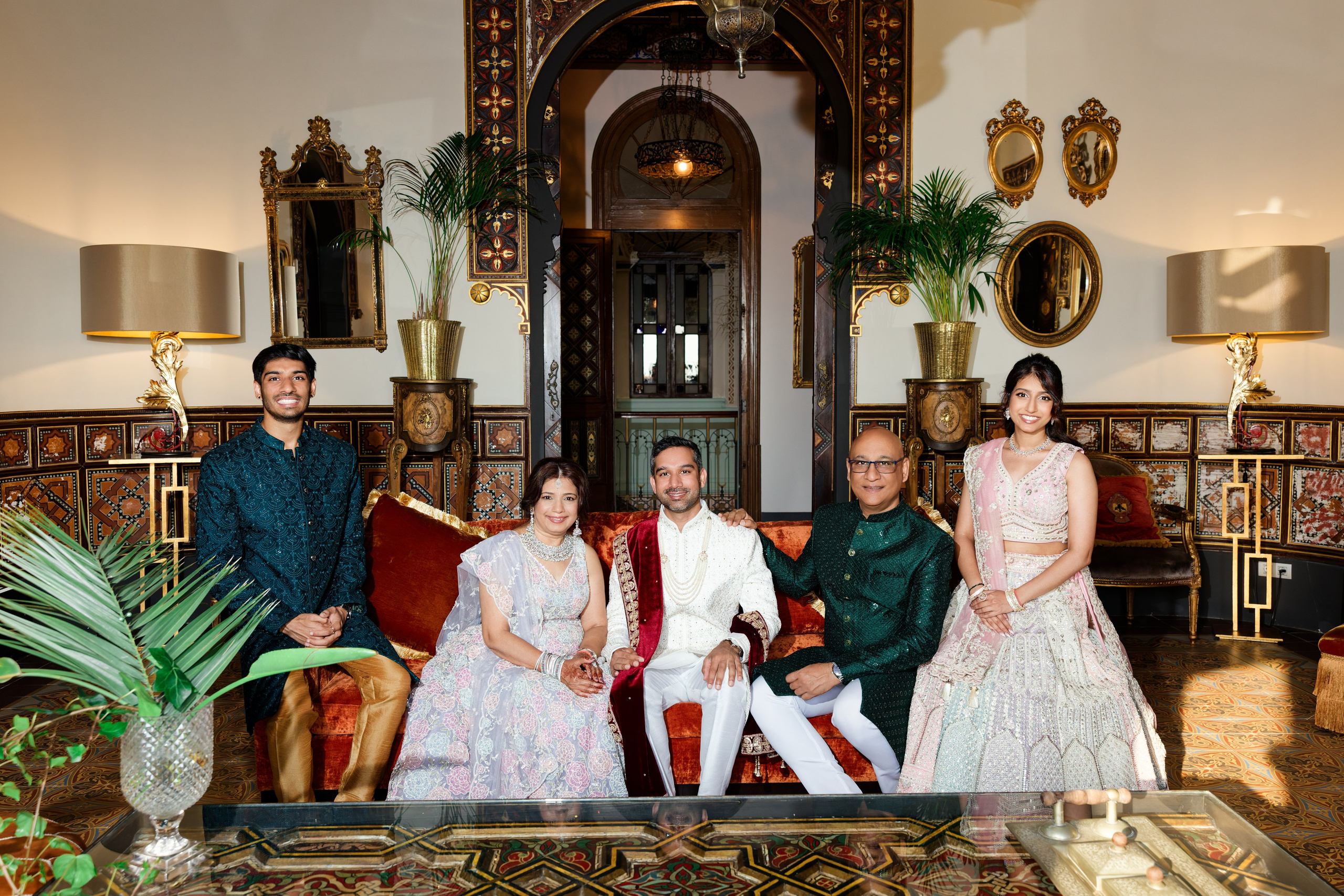 Indian wedding at Gran Villa Rosa, Barcelona