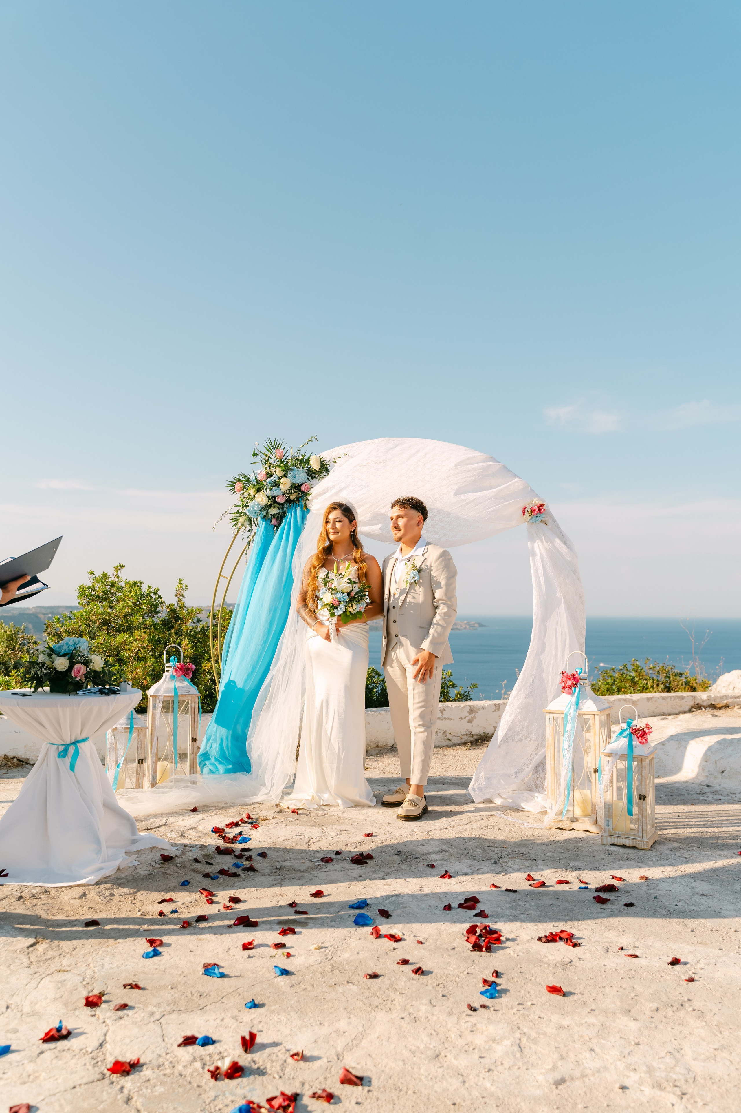 Saklina und Diego 11. 6. 26. Heiraten auf Rhodos | Deutschsprachige Hochzeitsplanerin Griechenland