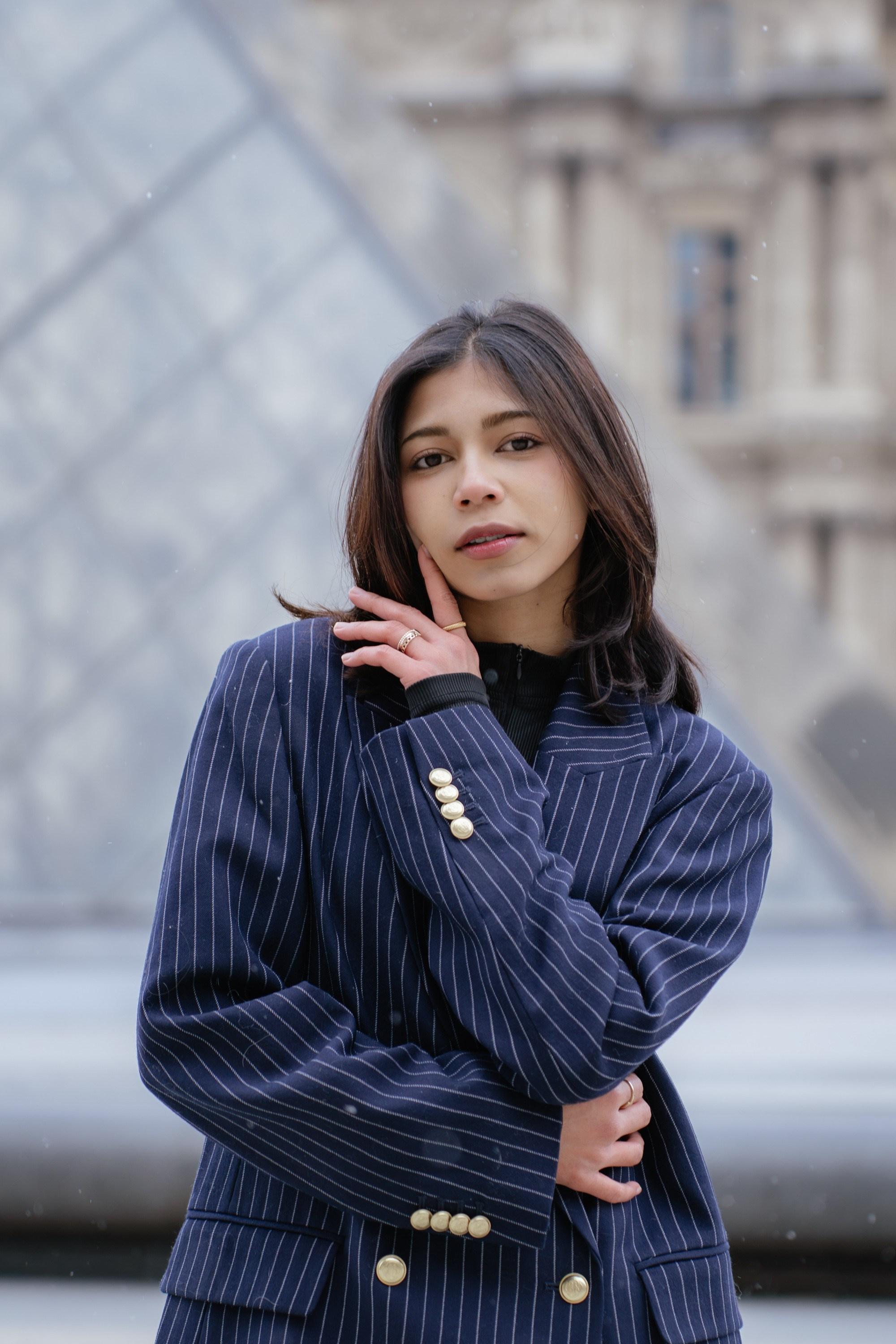 Solo Portrait Session: Louvre & Eiffel Tower. Paris Photographer & Videographer