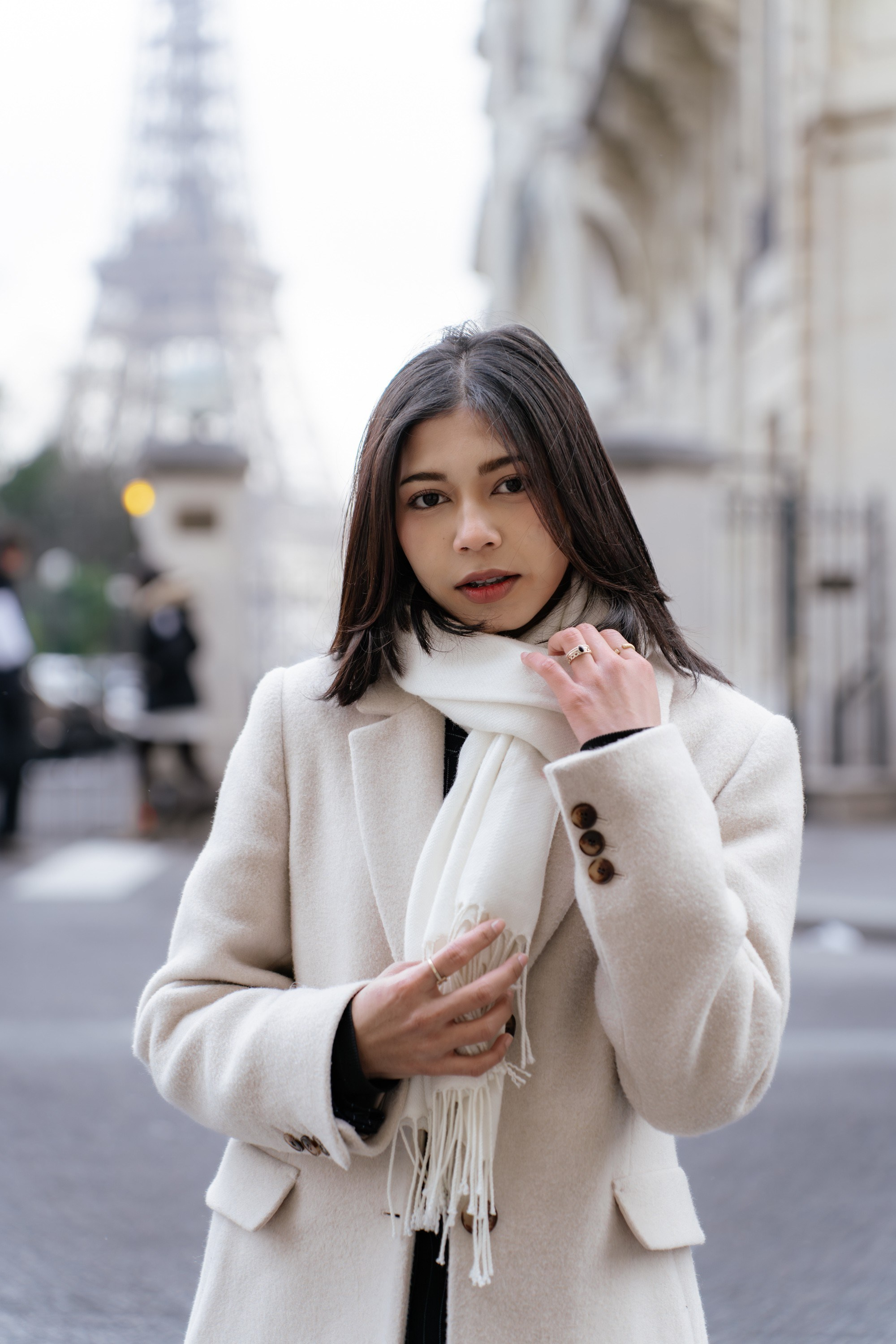 Solo Portrait Session: Louvre & Eiffel Tower. Paris Photographer & Videographer