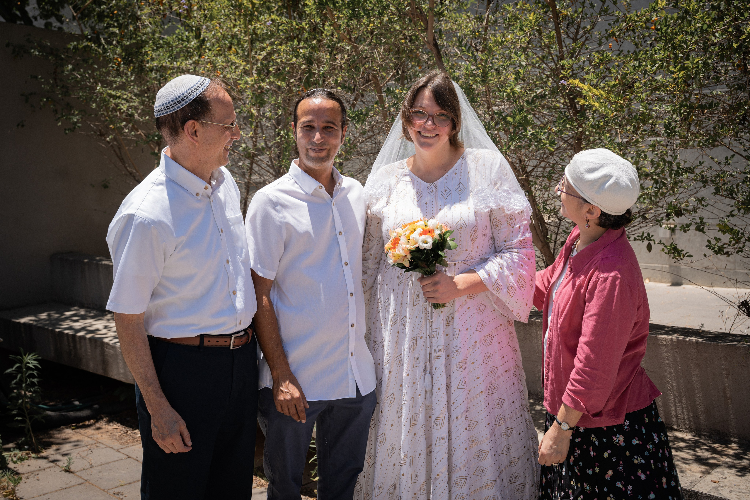 Chuppah of Yael & Raz, Hod Hasharon, July 2026. Divign By Tehilah — Meaningful Graphic Design & Photography