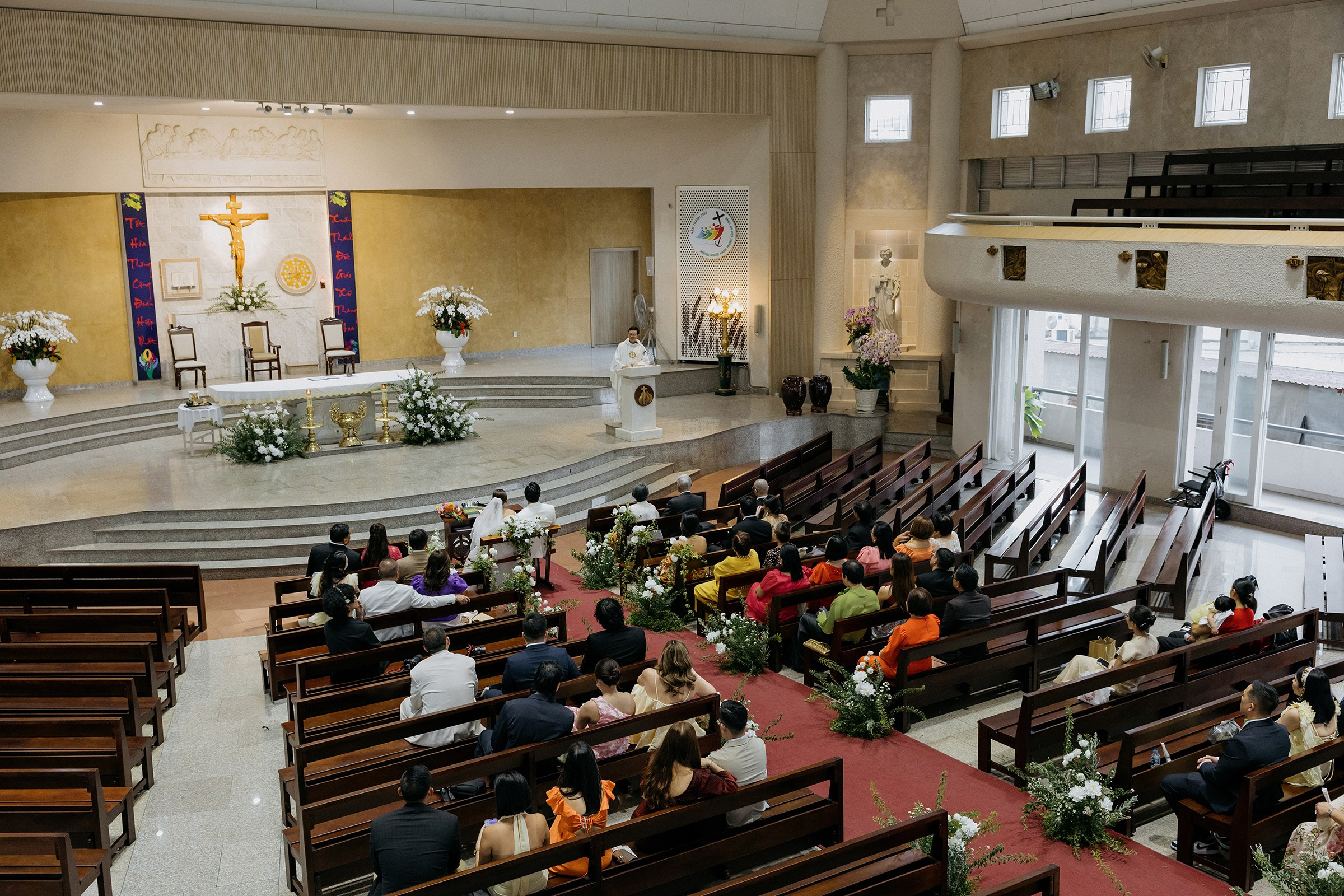 Church Wedding / Nica & Xavier. Nhiếp ảnh gia đám cưới hàng đầu tại Thành Phố Hồ Chí Minh
