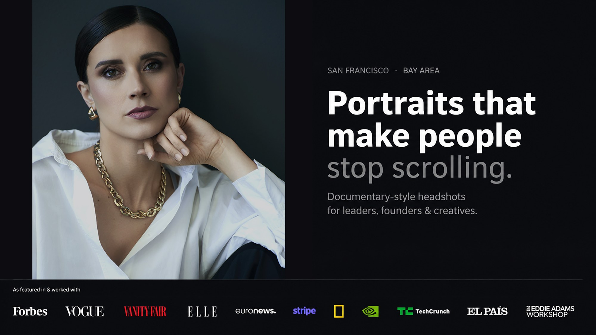 Anastasiia Nelen — Professional Photographer in San Francisco | Featured in Forbes, Vogue, Vanity Fair