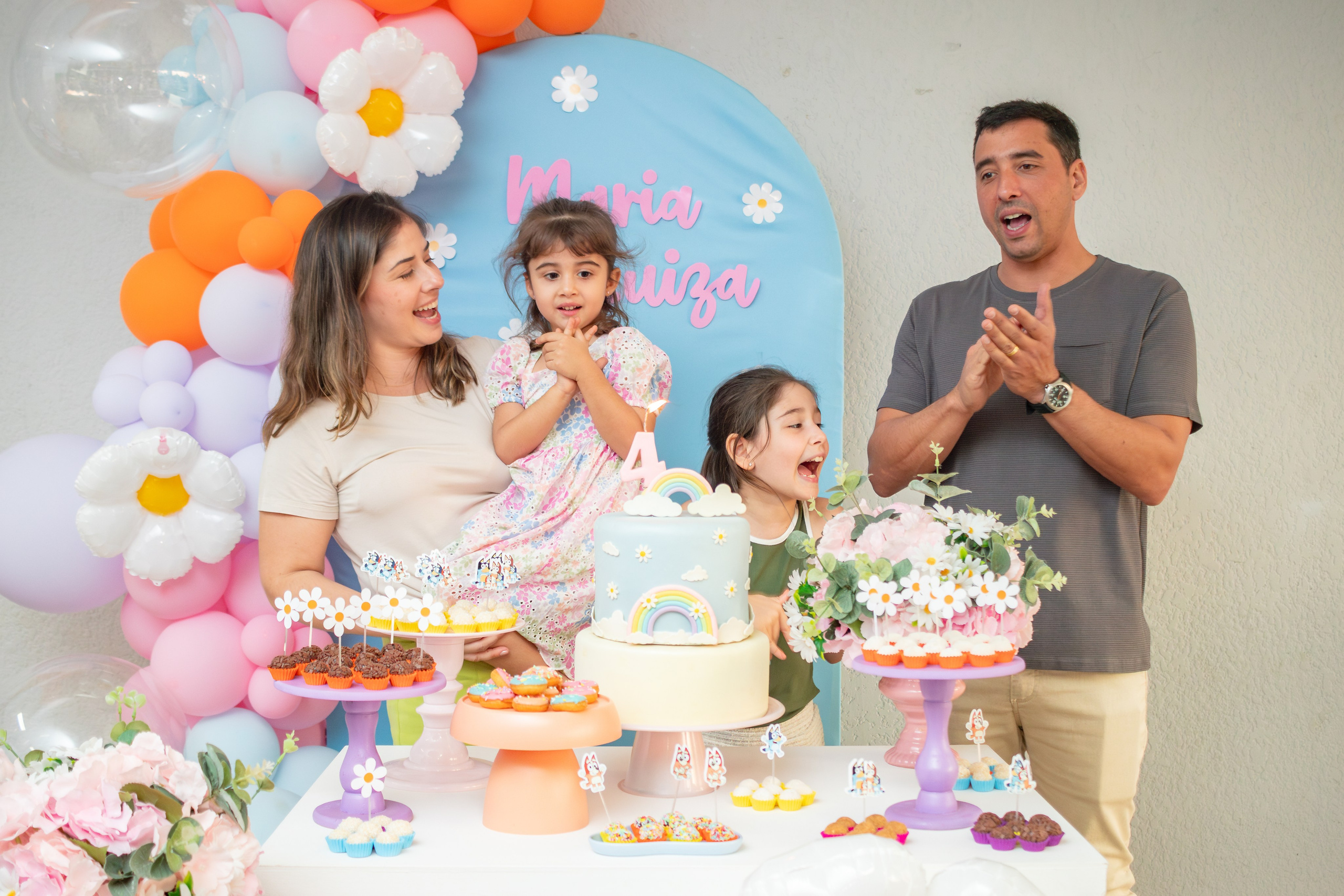 Maria Luiza — Aniversário 4 anos. Principal