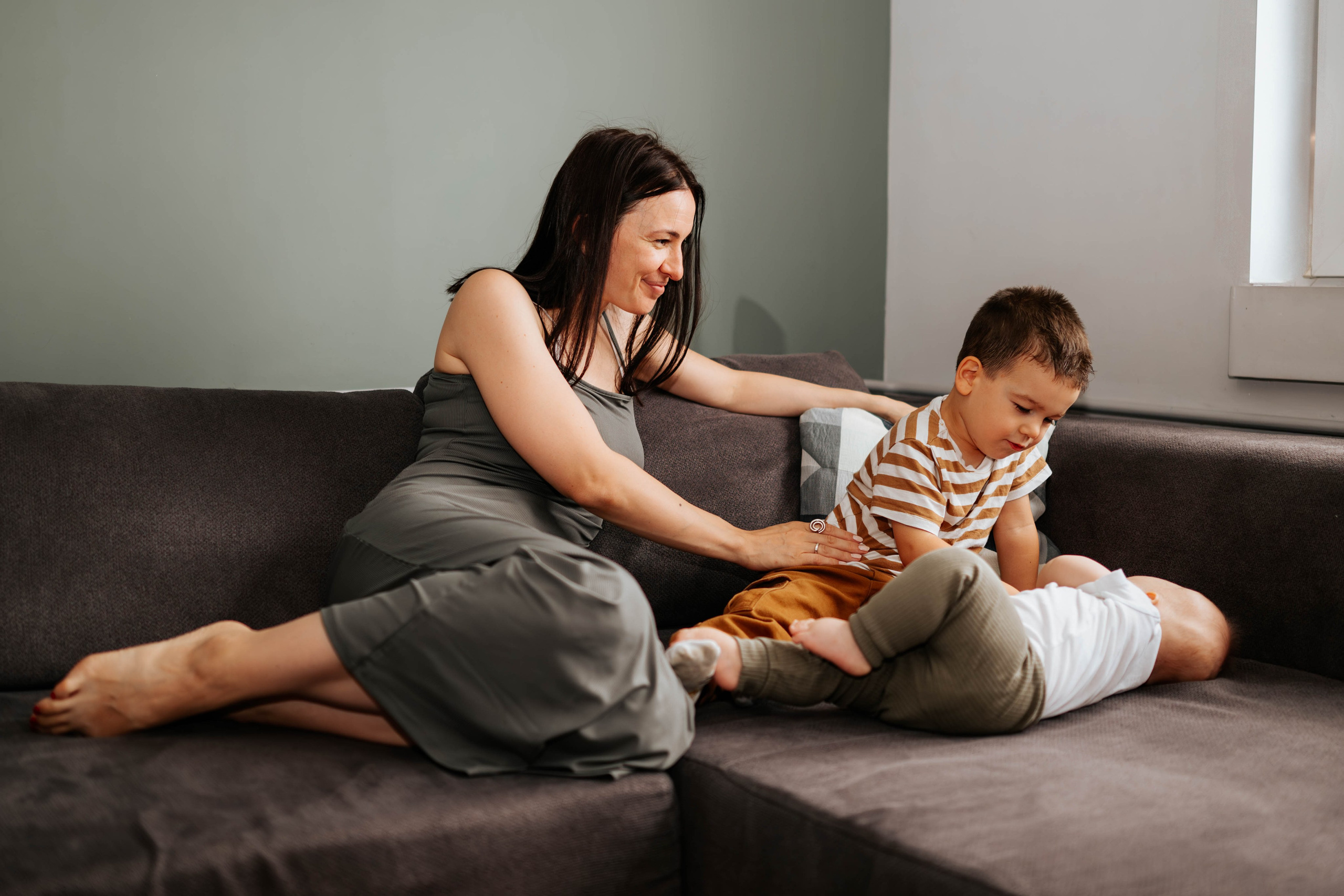 Ivana, Filip, Aljoša i Vanja - porodično fotografisanje. Dečiji i porodični fotograf