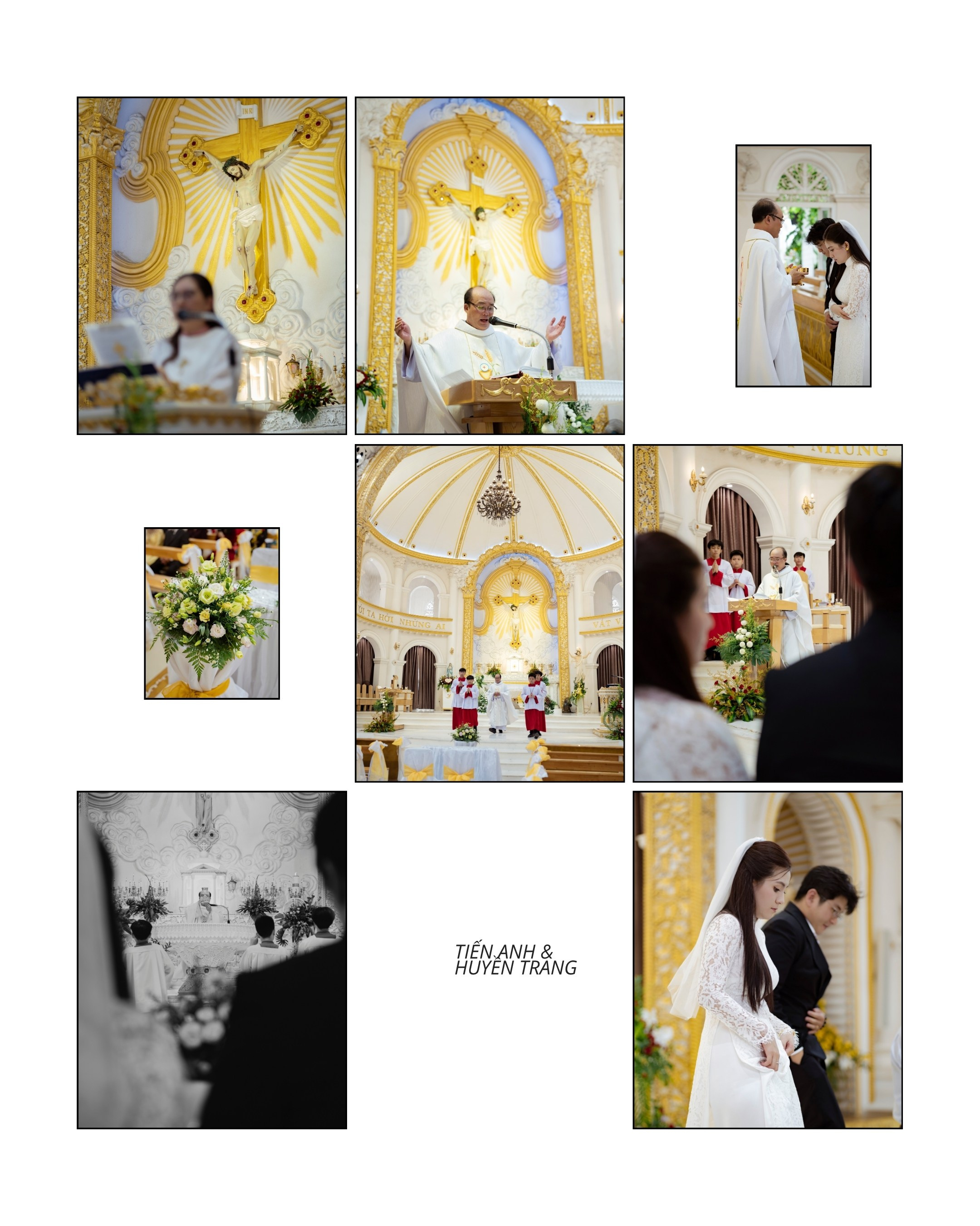 NHÀ THỜ — ANH & TRANG. WEDDING PHOTOGRAPHER IN VIETNAM