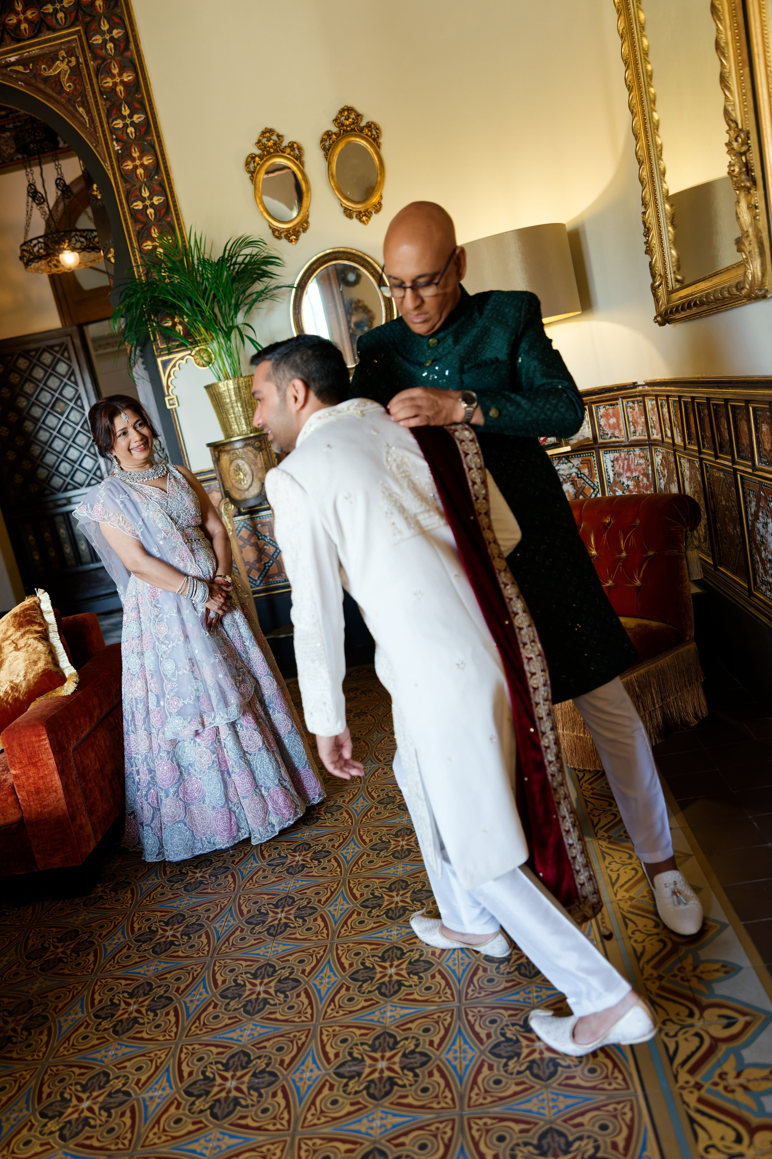 Indian wedding at Gran Villa Rosa, Barcelona