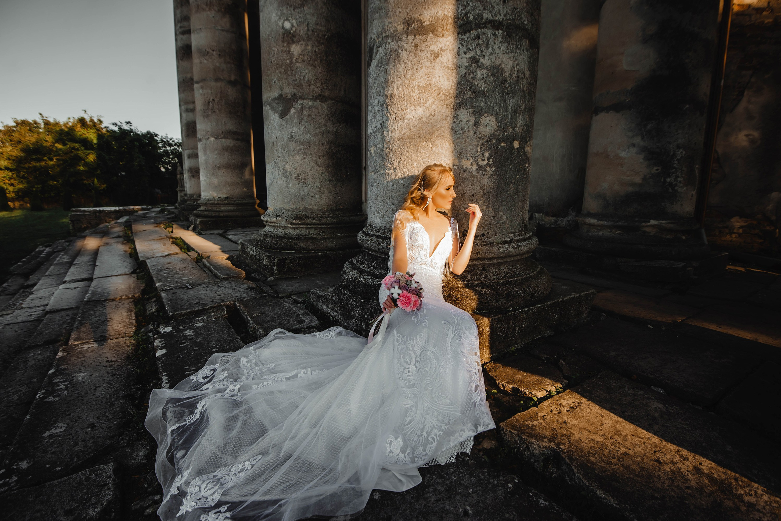 Підгорецький замок Віталій та Марічка. Весільний та портретний фотограф Кизим Арсен