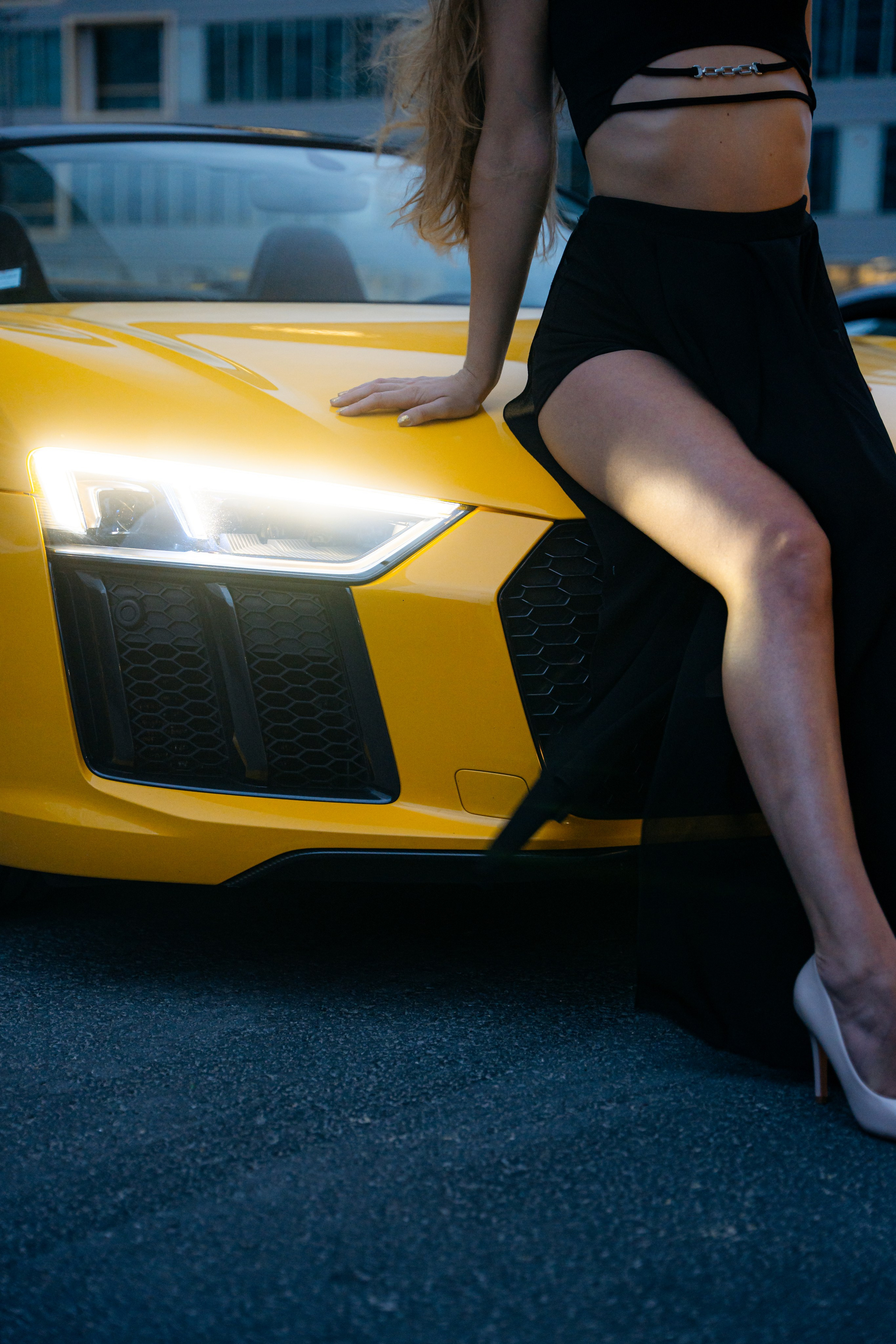 Alexandra x Audi R8. Photographer in Paris — Vitalii Motruk