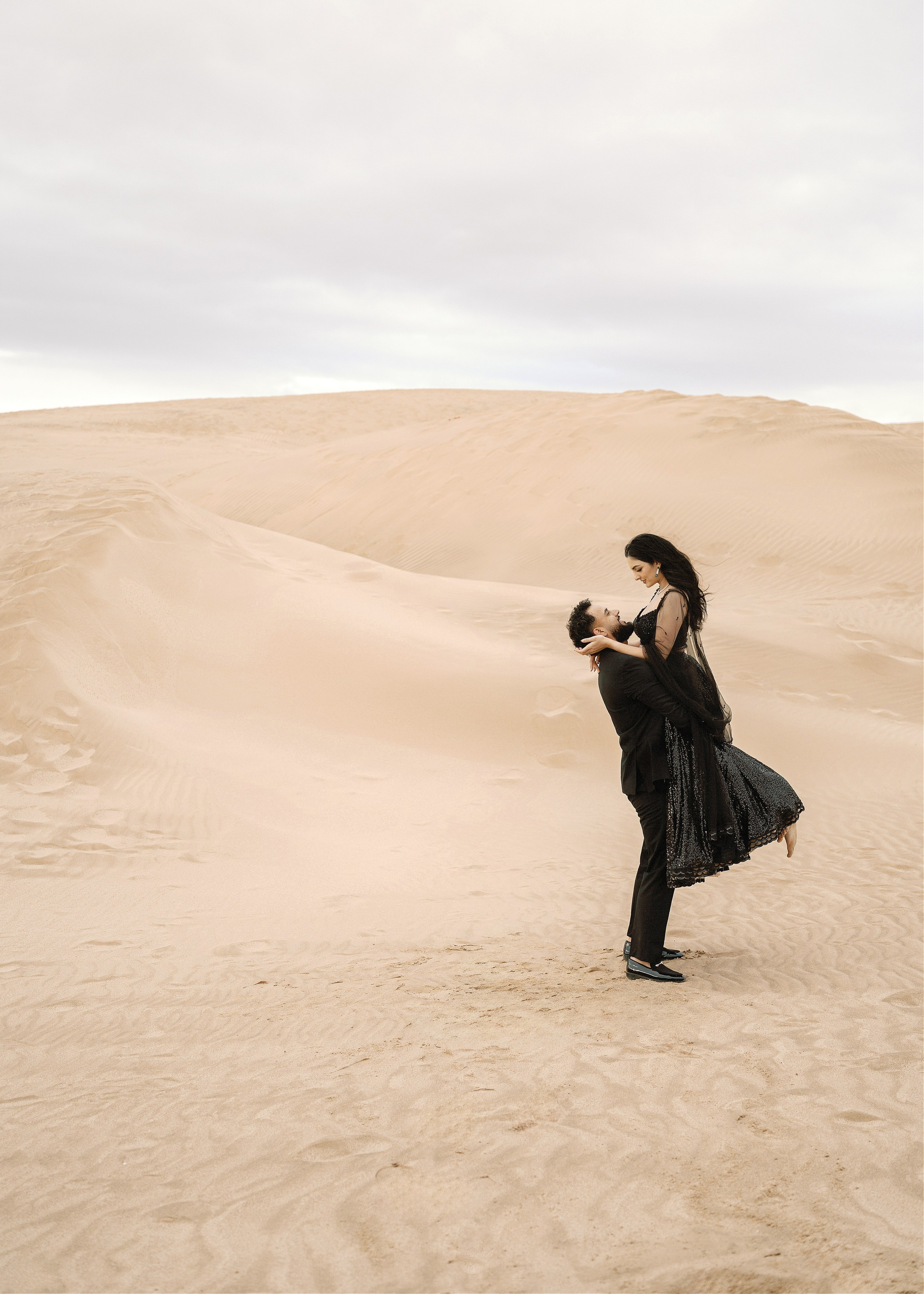 Elopement at Pismo Beach Sand Dunes, California. Wedding Photography & Videography Team in California, Los Angeles, San Francisco, San Diego and Travel