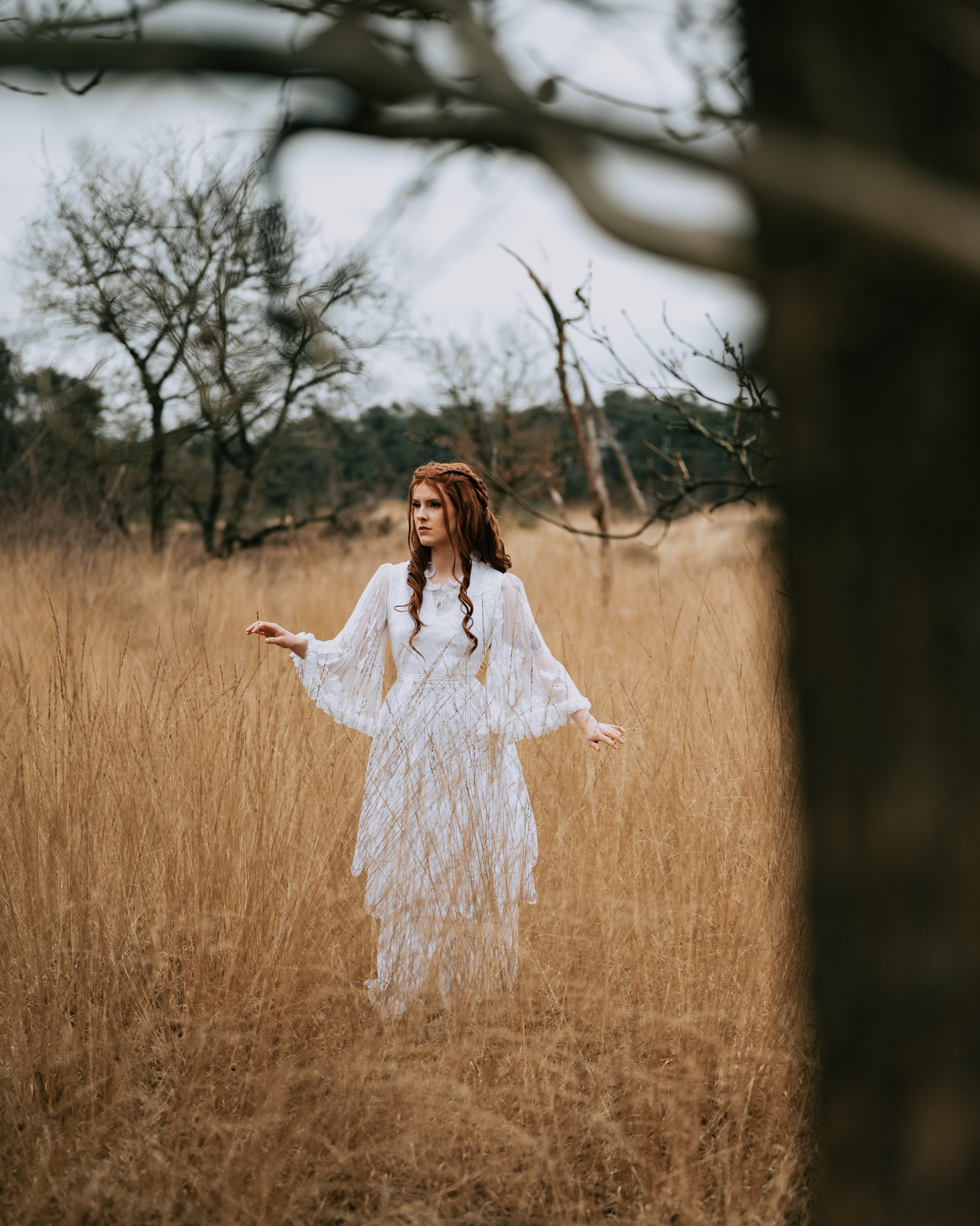 Dutch Folklore in the Fields of Lowlands, Witte Wieven. Moth & Moss Photography