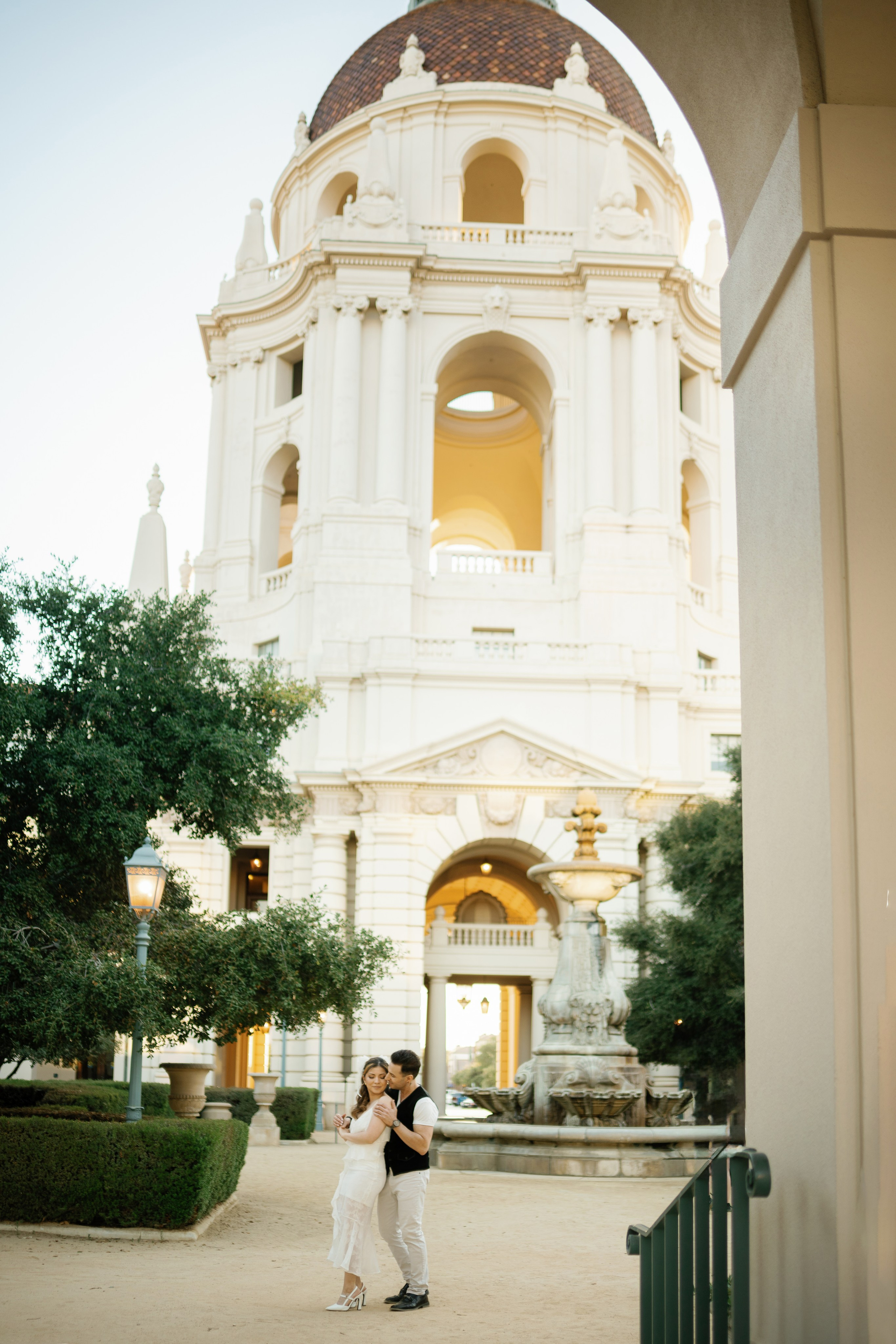 Pasadena City Hall Engagement Photoshoot, California. Wedding Photography & Videography Team in California, Los Angeles, San Francisco, San Diego and Travel