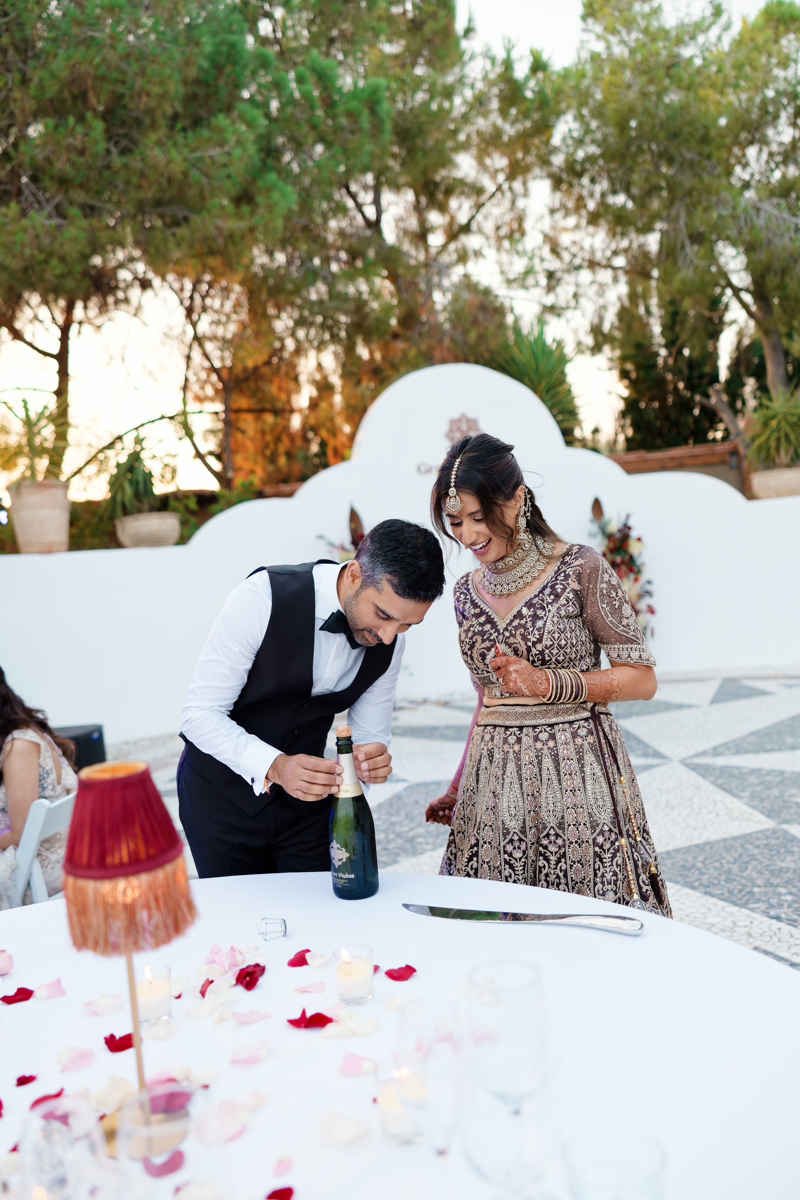 Indian wedding at Gran Villa Rosa, Barcelona