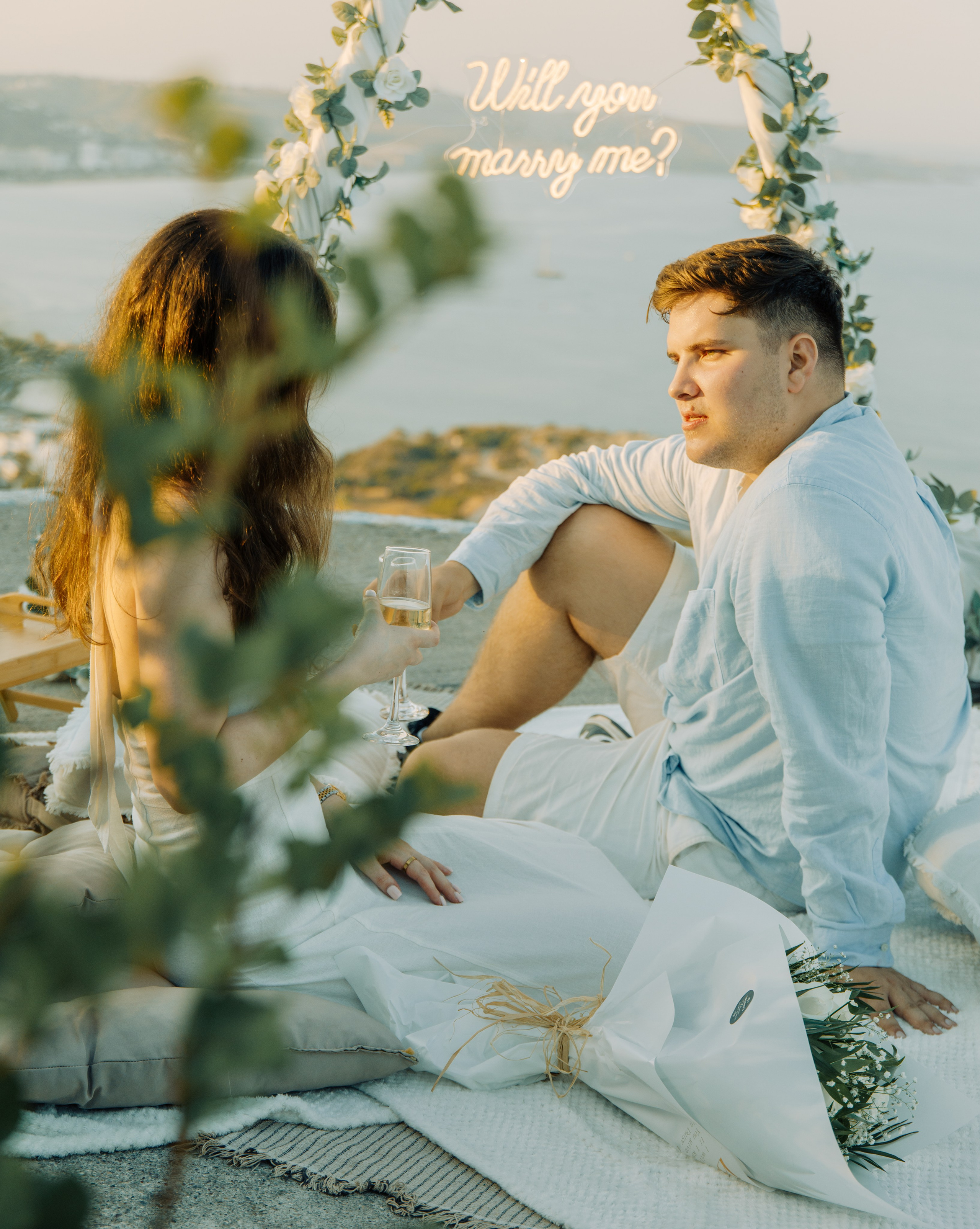 Nelee proposal. Portrait and Wedding Photographer Irene Art Photo, based in Greece, Rhodes island