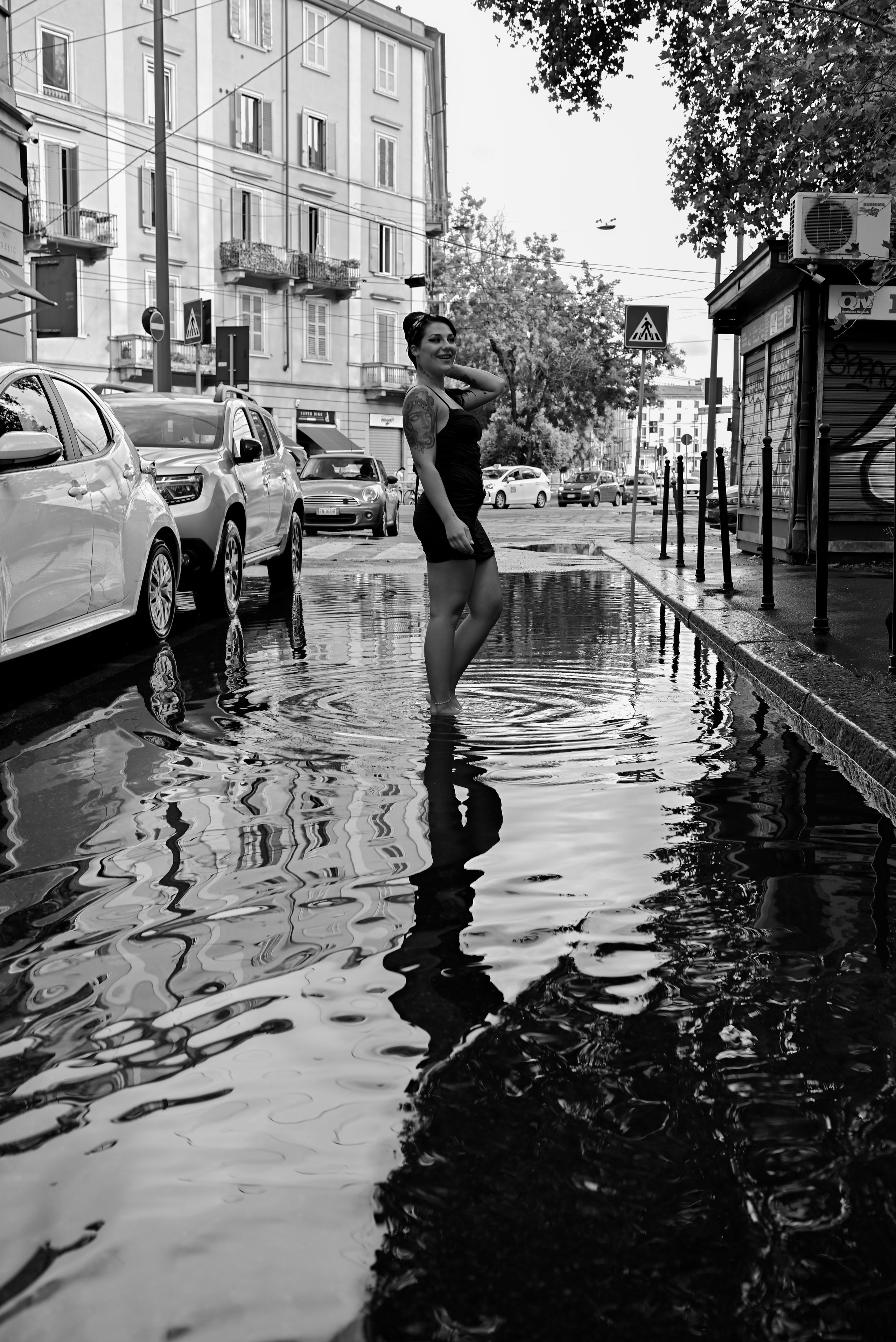 Scatti per far andare l’acqua di traverso all’ex